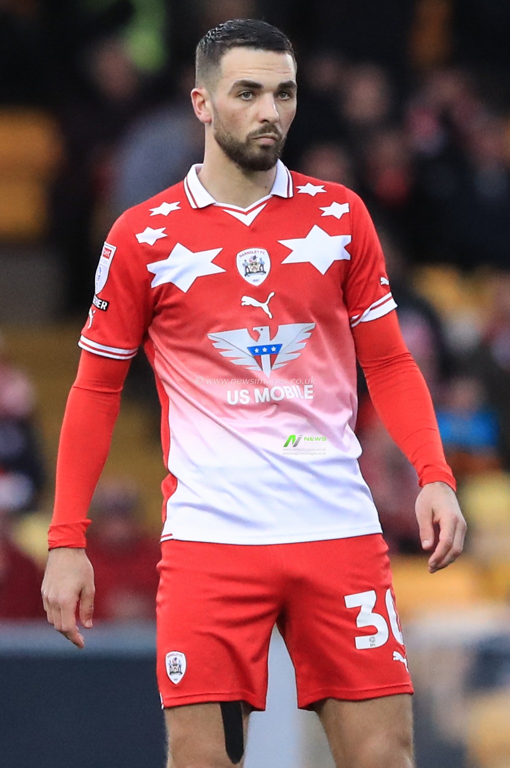 Adam Phillips #30 of Barnsley during the Sky Bet League 1 match Port Vale vs Barnsley at Vale Park, Burslem, United Kingdom, 26th December 2023

(Photo by Alfie Cosgrove/News Images)