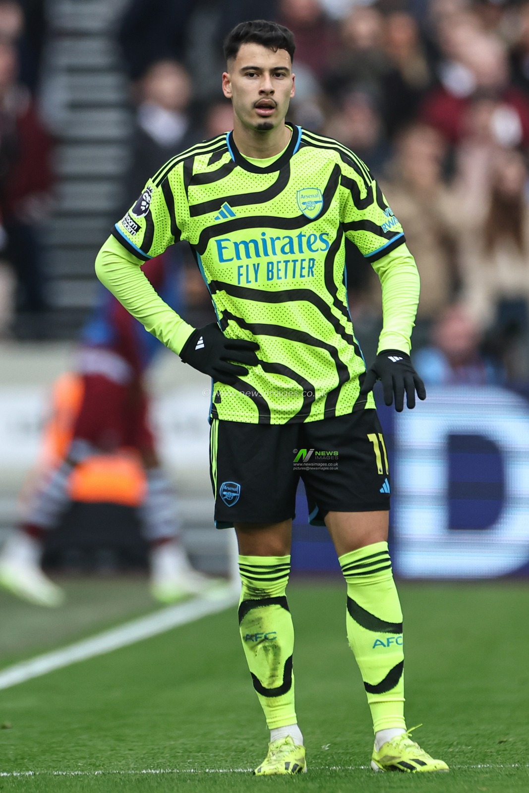 Gabriel Martinelli of Arsenal during the Premier League match West Ham United vs Arsenal at London Stadium, London, United Kingdom, 11th February 2024

(Photo by Mark Cosgrove/News Images)