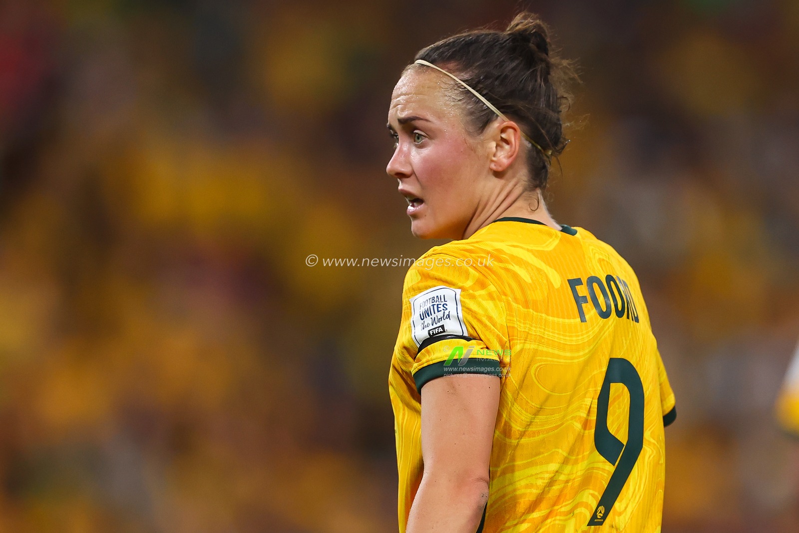Caitlin Foord #9 of Australia during the FIFA Women's World Cup 2023 Quarter-Final match Australia Women vs France Women at Suncorp Stadium, Brisbane, Australia, 12th August 2023

(Photo by Patrick Hoelscher/News Images)