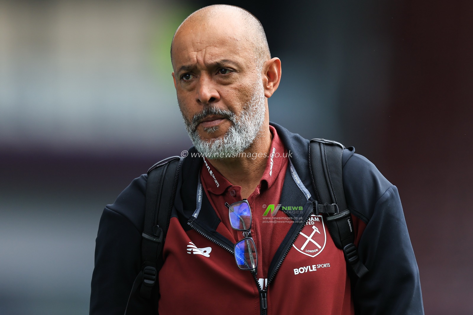 West Ham United manager Nuno Espirito Santo arrives ahead of the Sky Bet Championship match Burnley vs West Ham United at Turf Moor, Burnley, United Kingdom on 16 August 2026

(Photo by Jorge Horsted/News Images)
