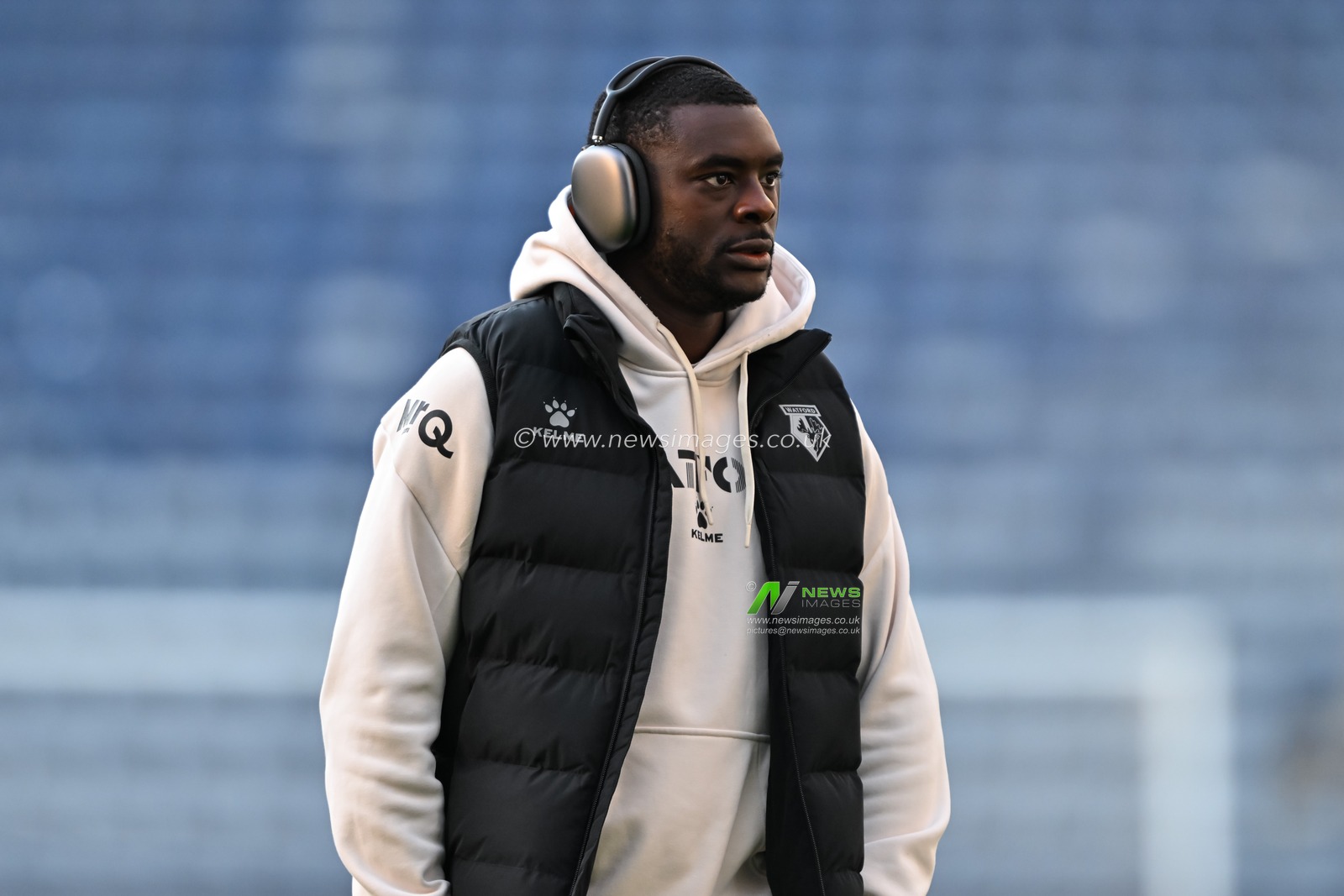 Ken Sema of Watford inspects the pitch ahead of the Sky Bet Championship match Preston North End vs Watford at Deepdale, Preston, United Kingdom, 2nd October 2024

(Photo by Cody Froggatt/News Images)