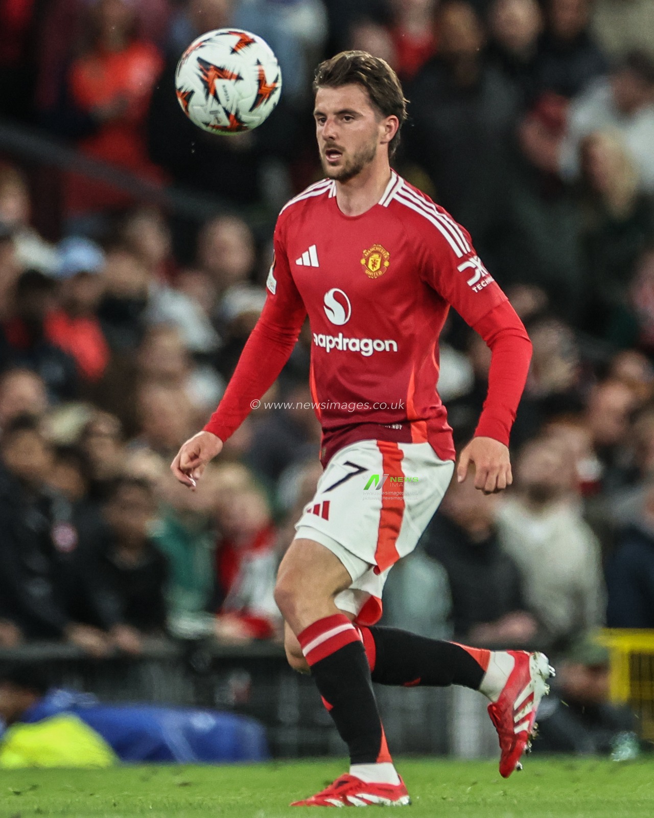 Mason Mount of Manchester United during the UEFA Europa League Semi-final match Manchester United vs Athletic Bilbao at Old Trafford, Manchester, United Kingdom, 8th May 2025

(Photo by Mark Cosgrove/News Images)