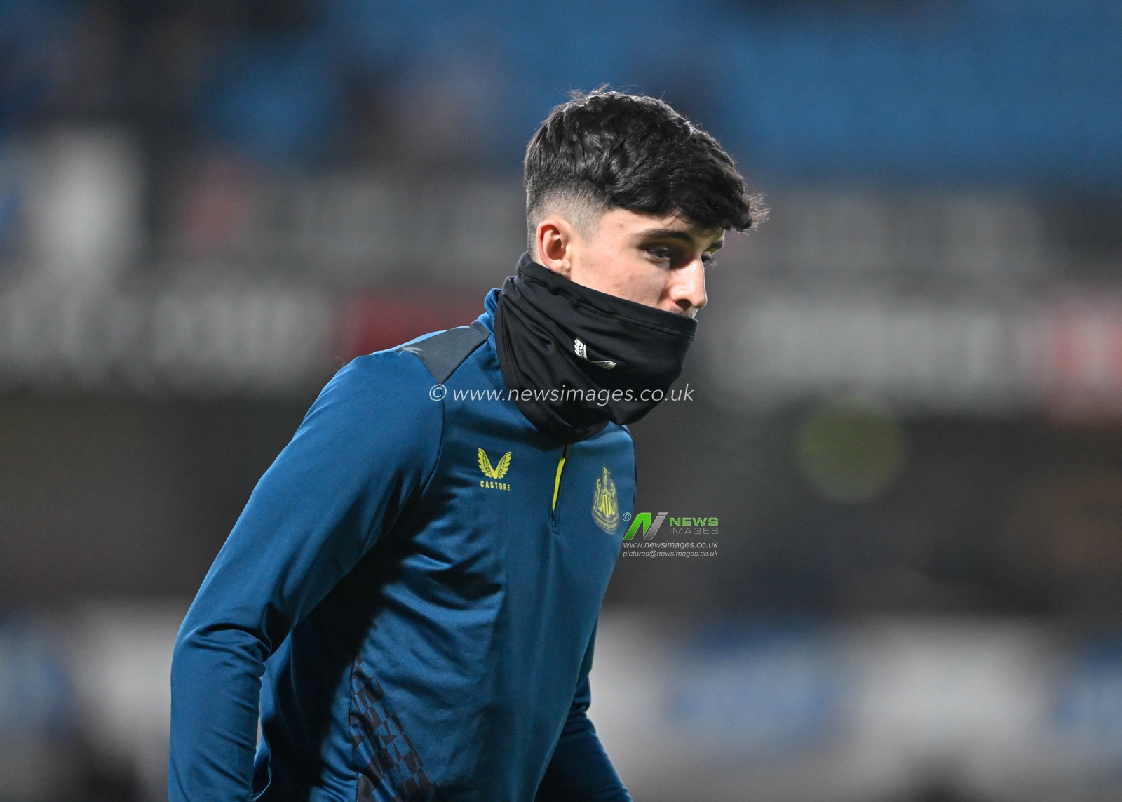 Tino Livramento of Newcastle United warms up ahead of the match, during the Emirates FA Cup 5th Round match Blackburn Rovers vs Newcastle United at Ewood Park, Blackburn, United Kingdom, 27th February 2024

(Photo by Cody Froggatt/News Images)