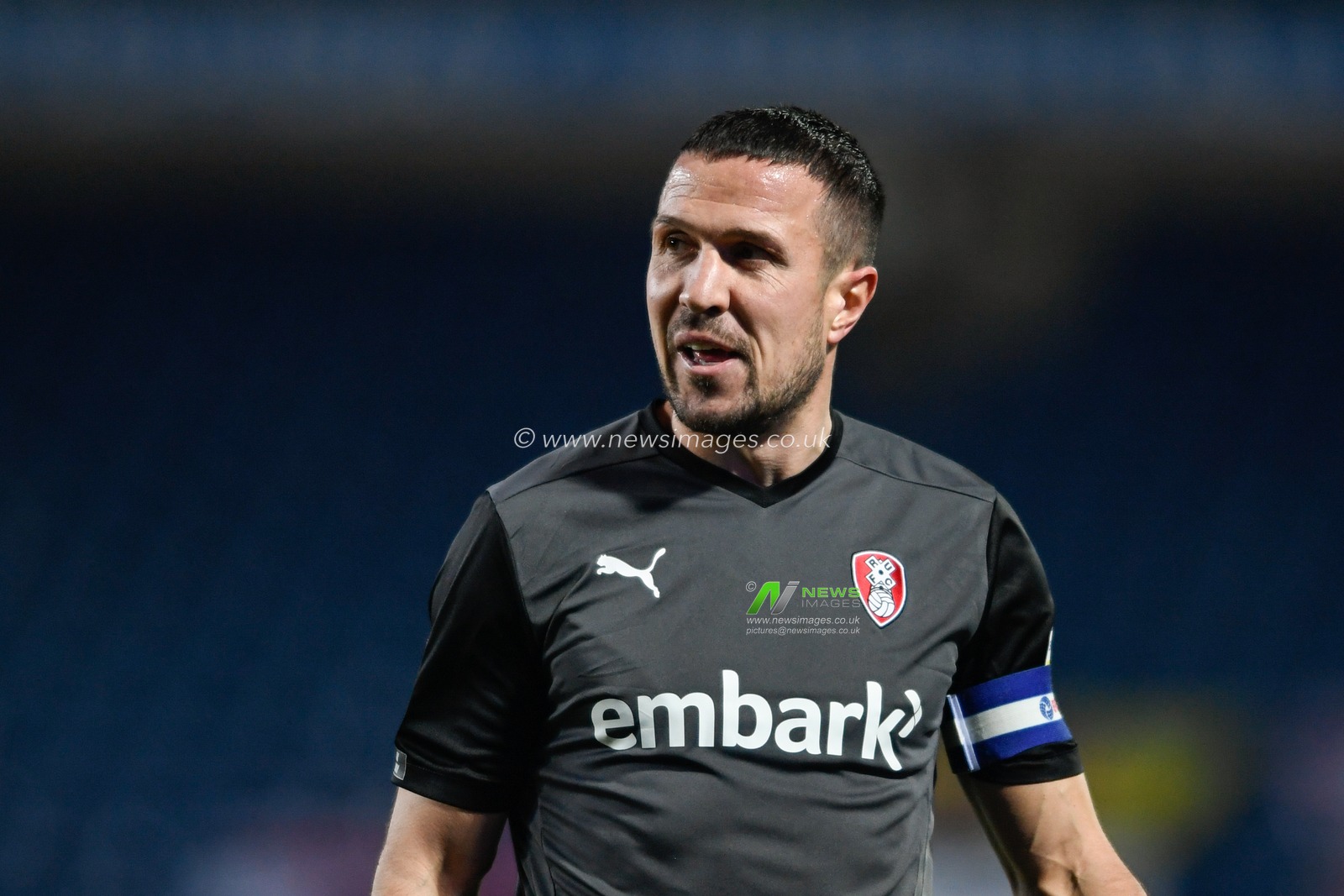 Richard Wood #6 of Rotherham United in action during the game