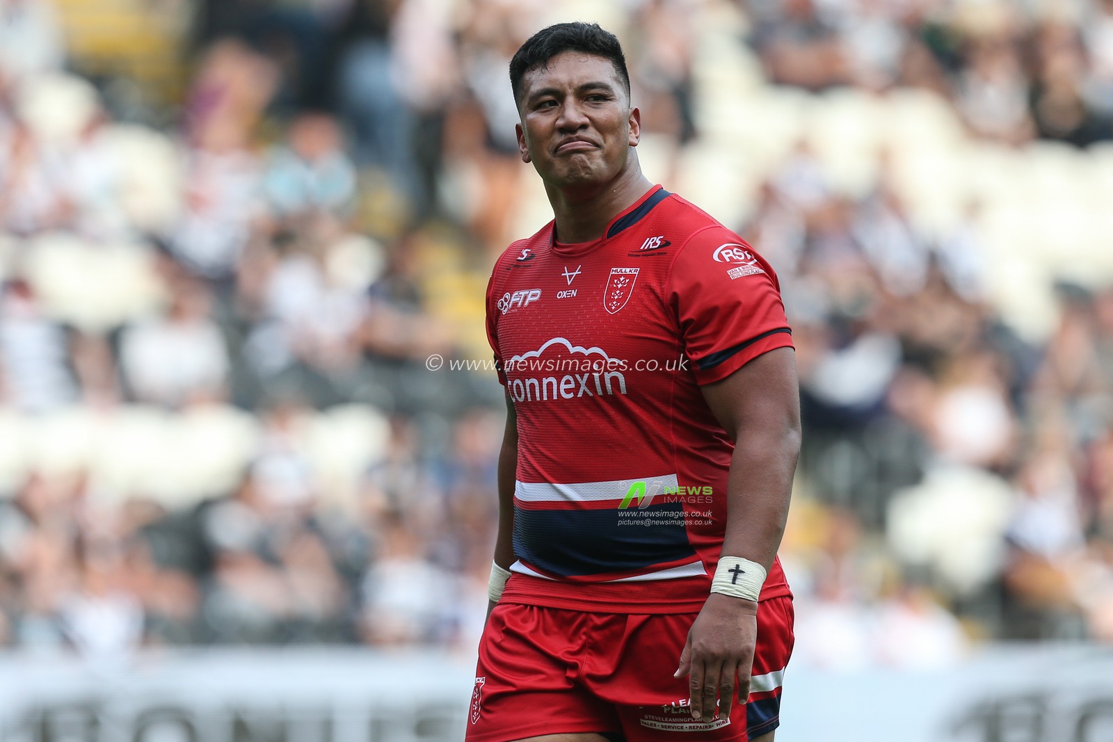 Albert Vete #8 of Hull KR during the Betfred Super League match Hull FC vs Hull KR at MKM Stadium, Hull, United Kingdom, 3rd September 2022

(Photo by David Greaves Photos/ Via/News Images)