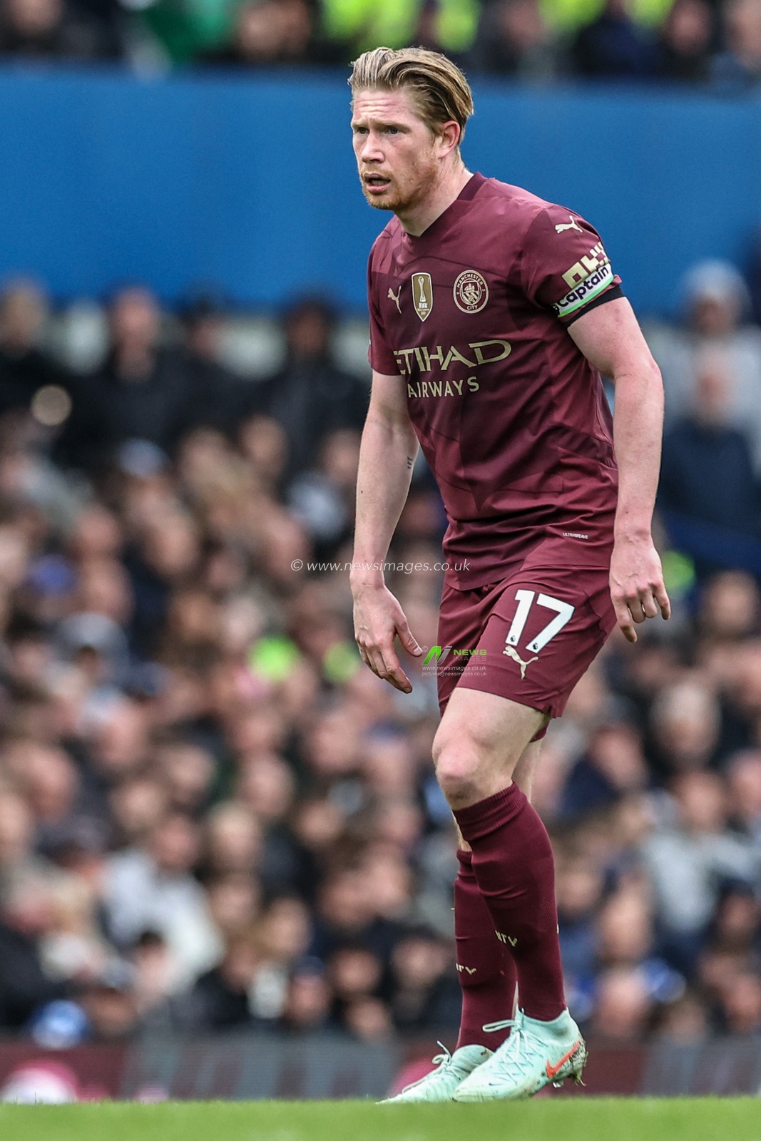 Kevin De Bruyne of Manchester City during the Premier League match Everton vs Manchester City at Goodison Park, Liverpool, United Kingdom, 19th April 2025

(Photo by Mark Cosgrove/News Images)