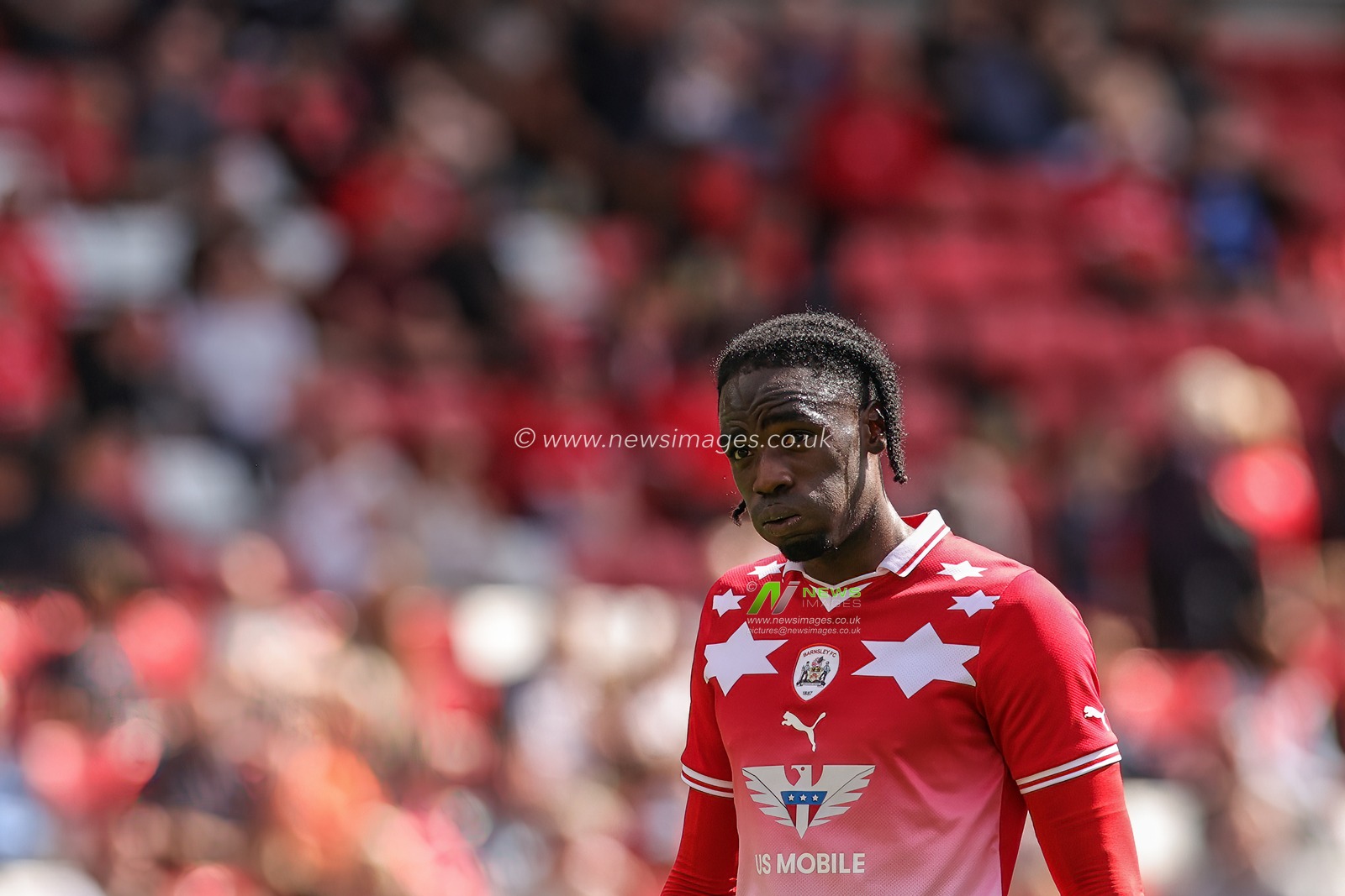 Devante Cole #44 of Barnsley during the Pre-season friendly match Barnsley vs Crewe Alexandra at Oakwell, Barnsley, United Kingdom, 29th July 2023

(Photo by Mark Cosgrove/News Images)