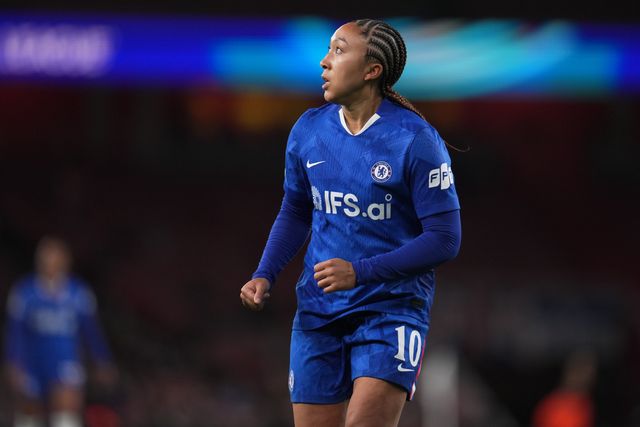Lauren James of Chelsea during the UEFA Women's Champions League Quarter-finals match Arsenal vs Chelsea at Arsenal Stadium, London, United Kingdom on 24 March 2026

(Photo by Harvey Murphy/News Images)