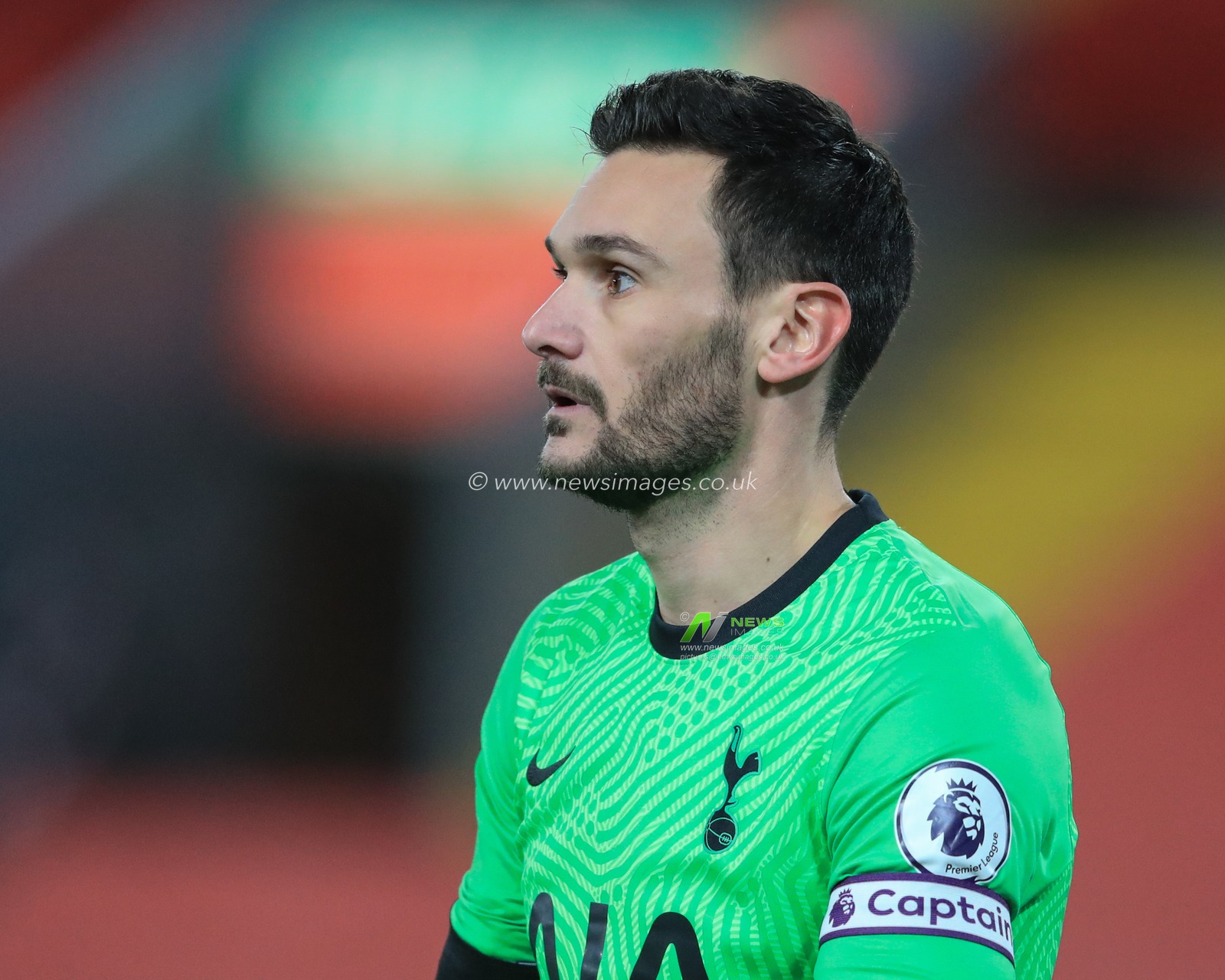 Hugo Lloris #1 of Tottenham Hotspur during the game