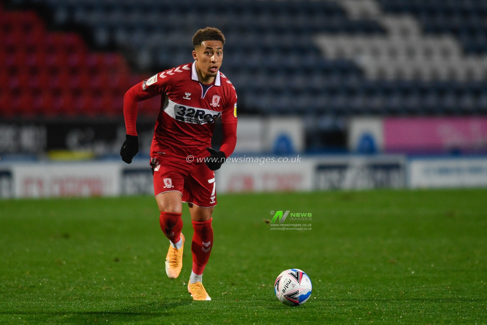 Marcus Tavernier (7) of Middlesbrough in action during the game