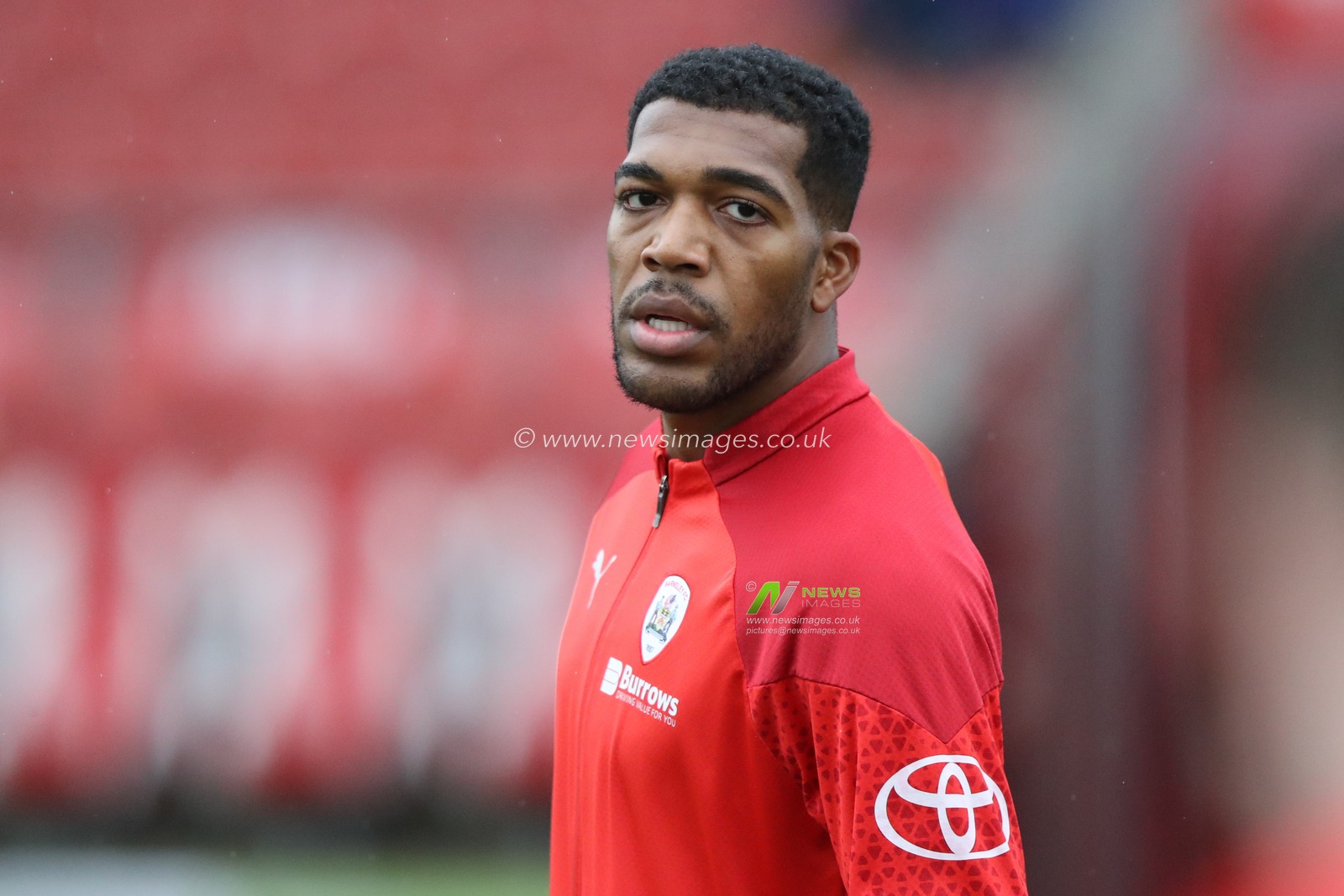 Donovan Pines of Barnsley in the pregame warmup session during the Sky Bet League 1 match Fleetwood Town vs Barnsley at Highbury Stadium, Fleetwood, United Kingdom, 17th February 2024

(Photo by Alfie Cosgrove/News Images)