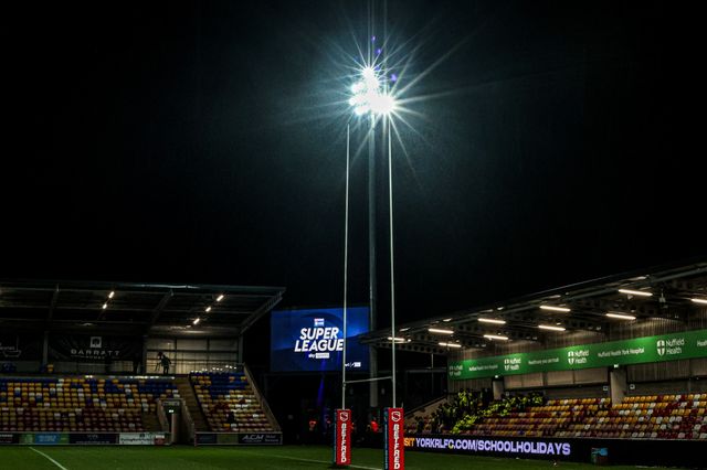 A general view of LNER Community Stadium ahead of the Betfred Super League Round 1 match York Knights vs Hull KR at LNER Community Stadium, Lincoln, United Kingdom on 12 February 2026

(Photo by Alfie Cosgrove/News Images)
