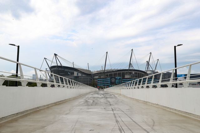 General view of The City in the Community Etihad Stadium ahead of the Premier League match Manchester City vs Brentford at The City in the Community Etihad Stadium, Manchester, United Kingdom on 09 May 2026

(Photo by Jorge Horsted/News Images)