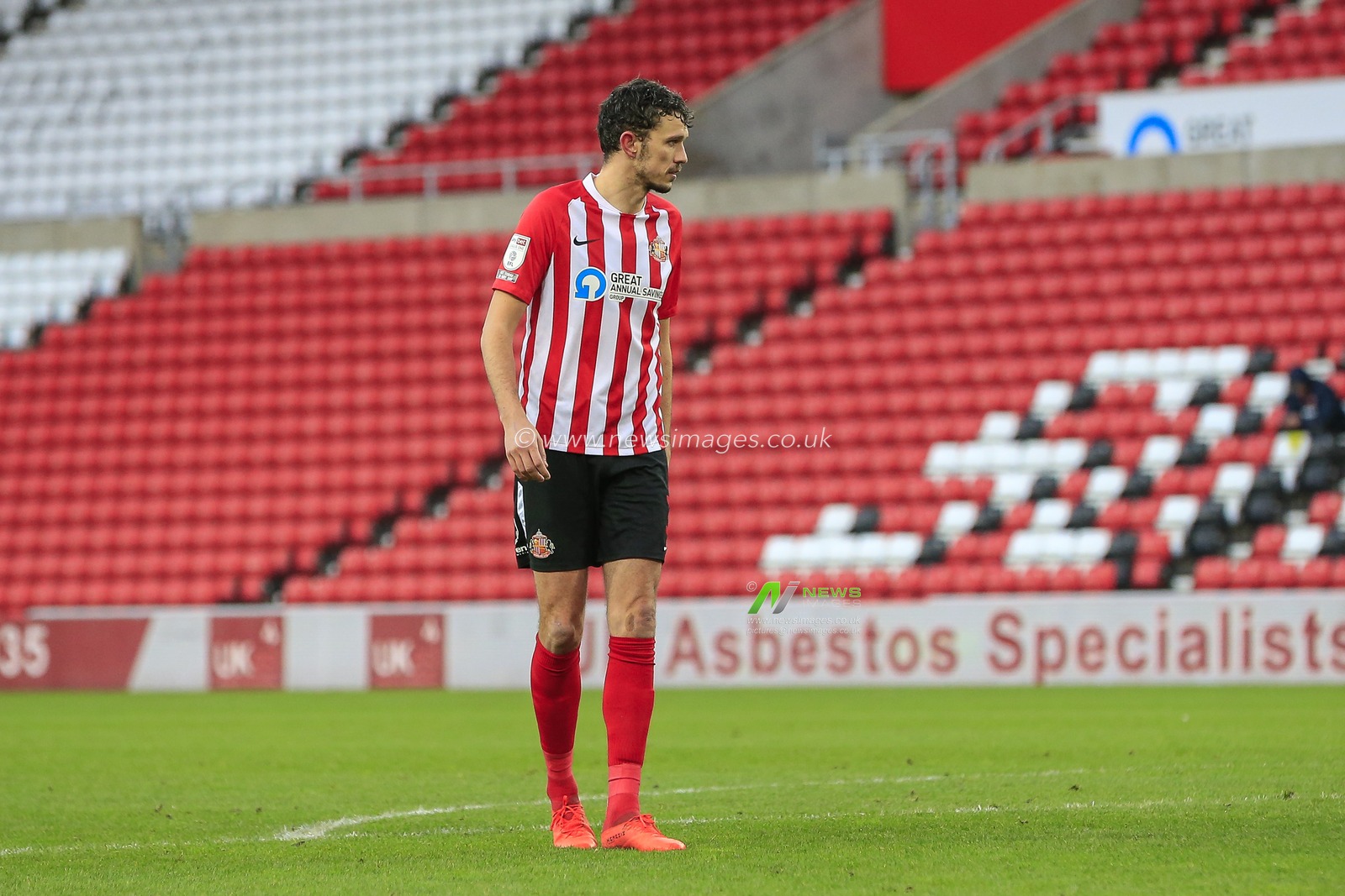 Tom Flanagan #3 of Sunderland during the game