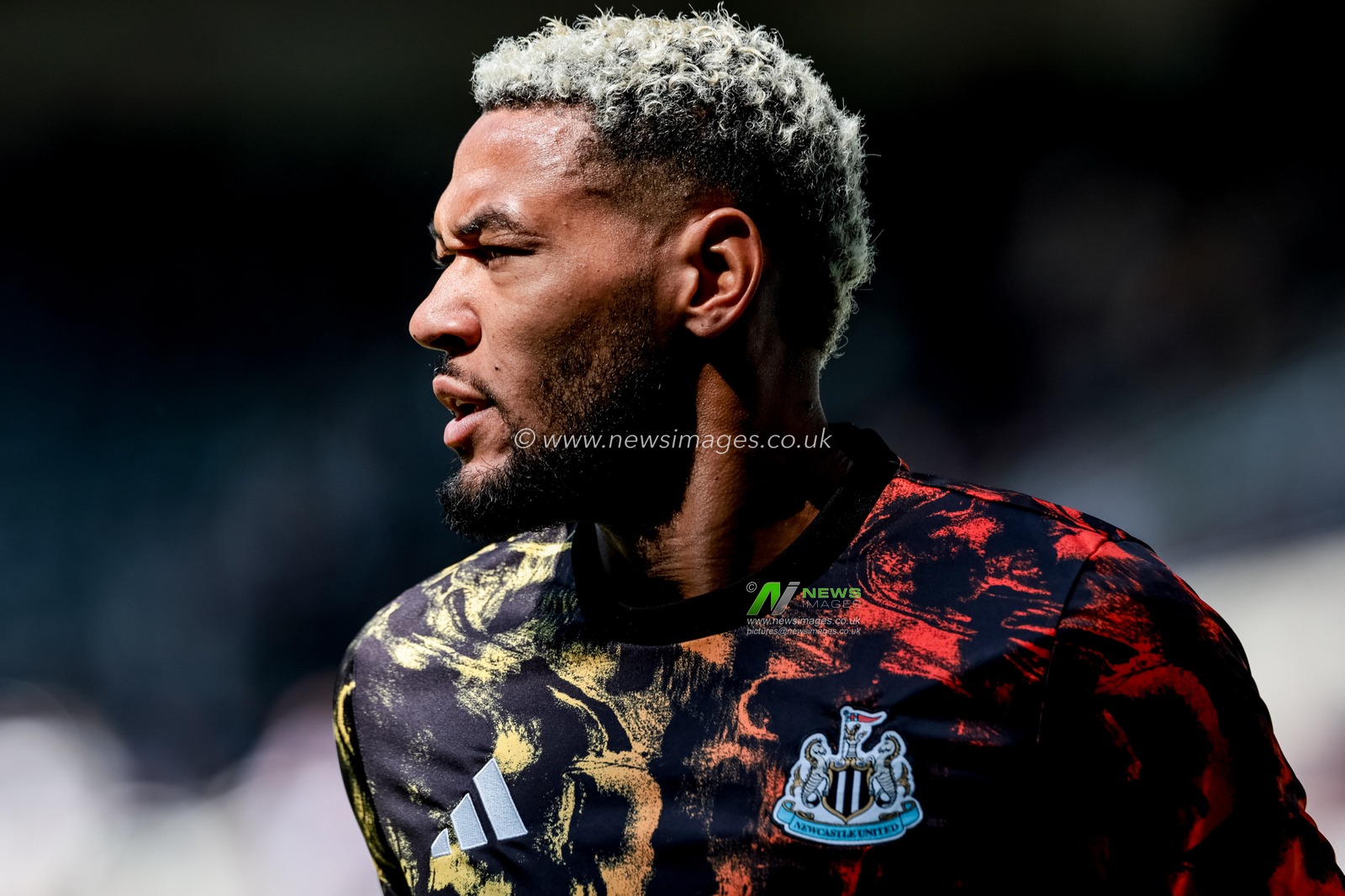 Joelinton of Newcastle United in the pregame warmup session during the Premier League match Newcastle Untied vs Brighton & Hove Albion at St. James's Park, Newcastle, United Kingdom on 02 May 2026

(Photo by Mark Cosgrove/News Images)