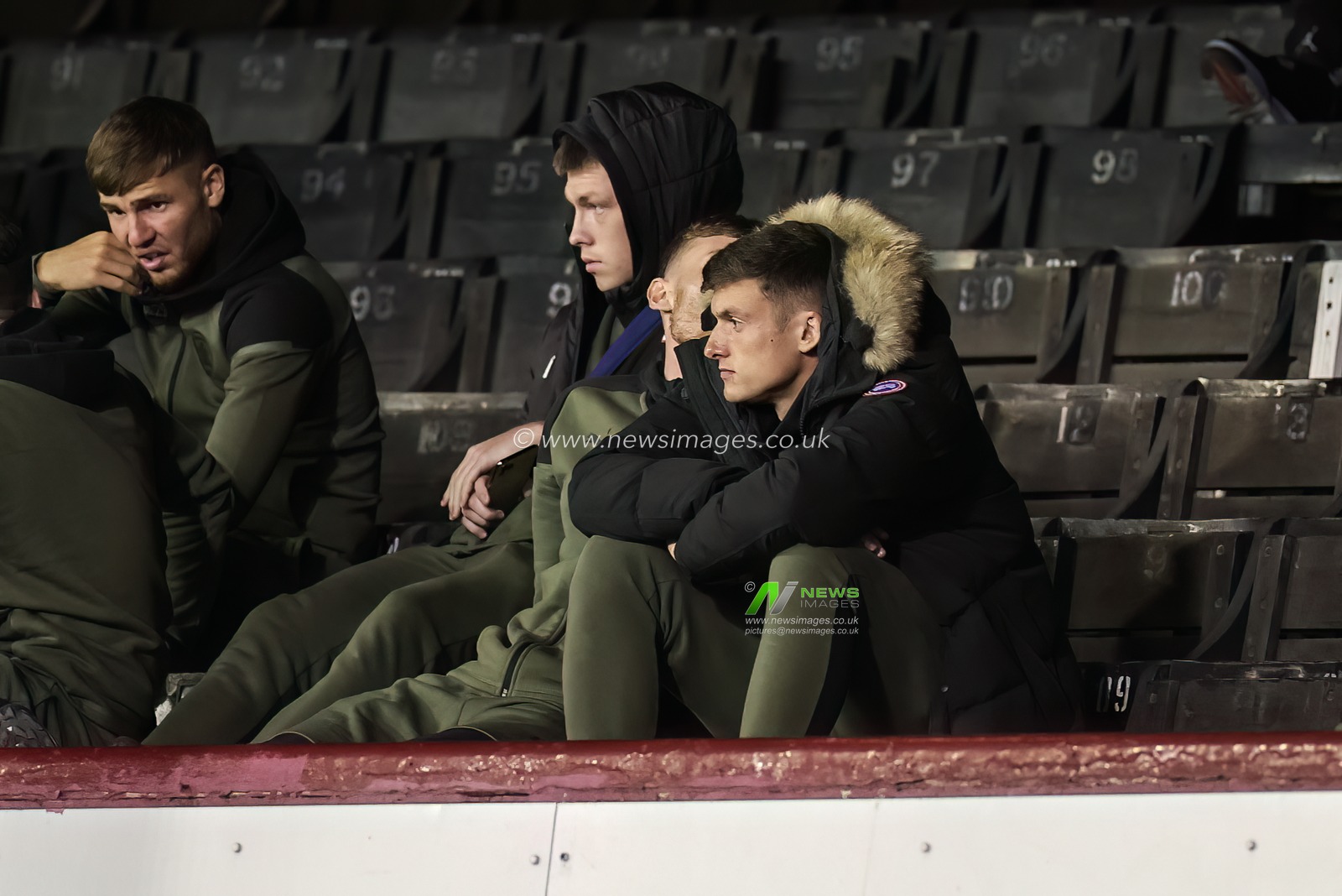 Kacper Åopata #4 of Barnsley and Liam Roberts #1 of Barnsley look on from the West stand during the EFL Trophy match Barnsley vs Manchester City U21 at Oakwell, Barnsley, United Kingdom, 26th September 2023

(Photo by Mark Cosgrove/News Images)