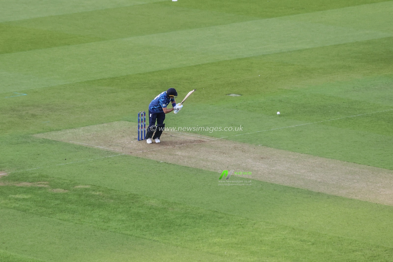 Ben Duckett of England plays a shot during the 3rd Metro Bank ODI England v West Indies at The Kia Oval, London, United Kingdom, 3rd June 2025

(Photo by Alfie Cosgrove/News Images)