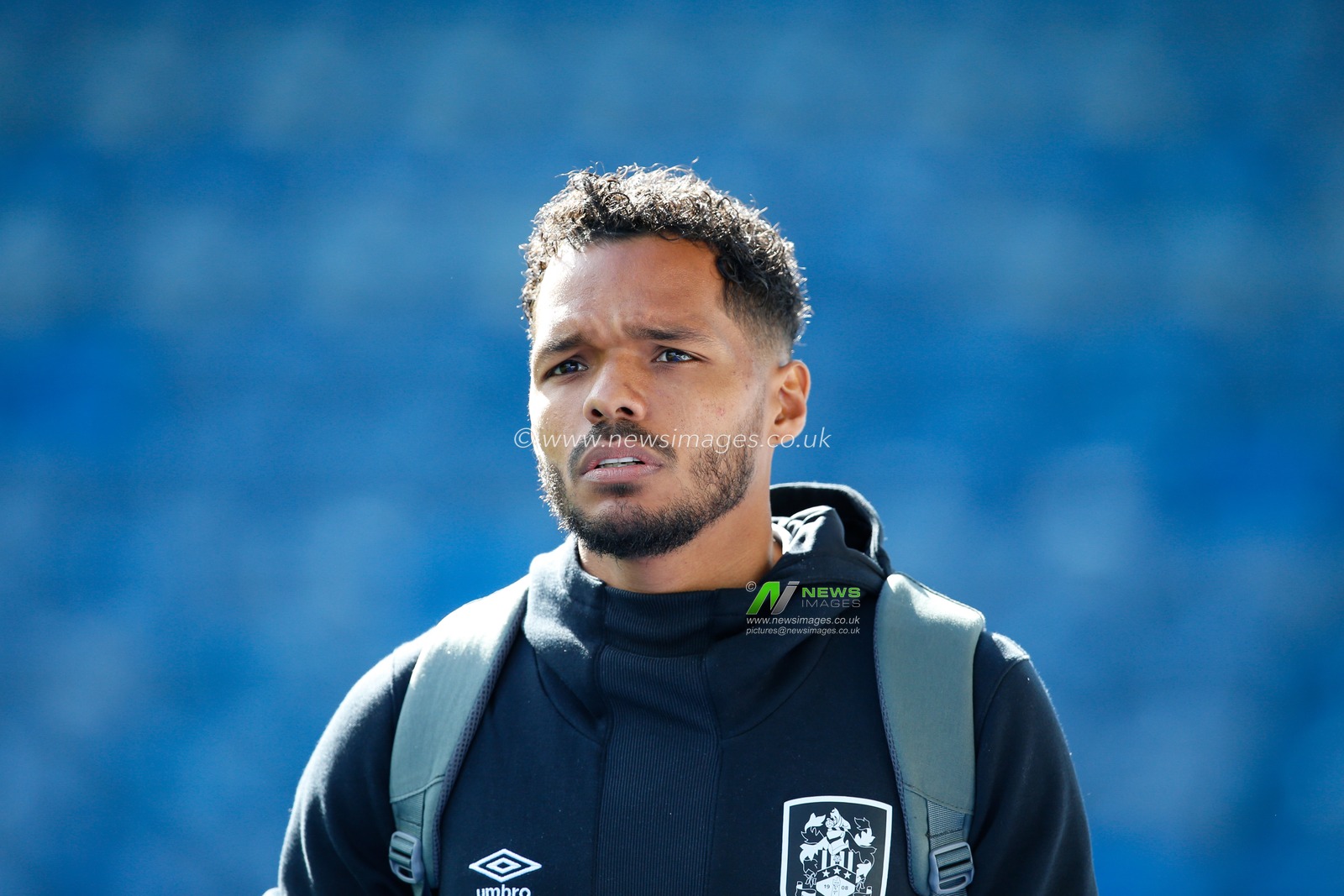 Duane Holmes #19 of Huddersfield Town arrives for the Sky Bet Championship match Huddersfield Town vs Cardiff City at John Smith's Stadium, Huddersfield, United Kingdom, 17th September 2022

(Photo by Ben Early/News Images)