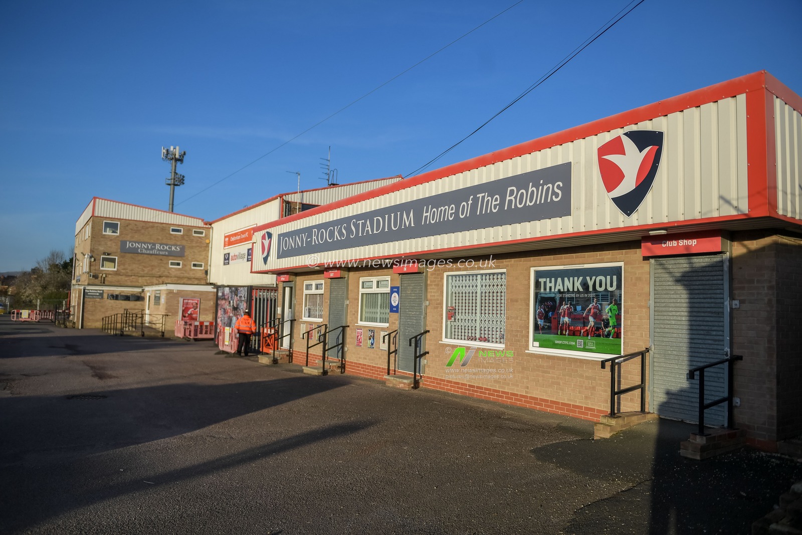 General Stadium view of the Jonny Rocks Stadium Cheltenham