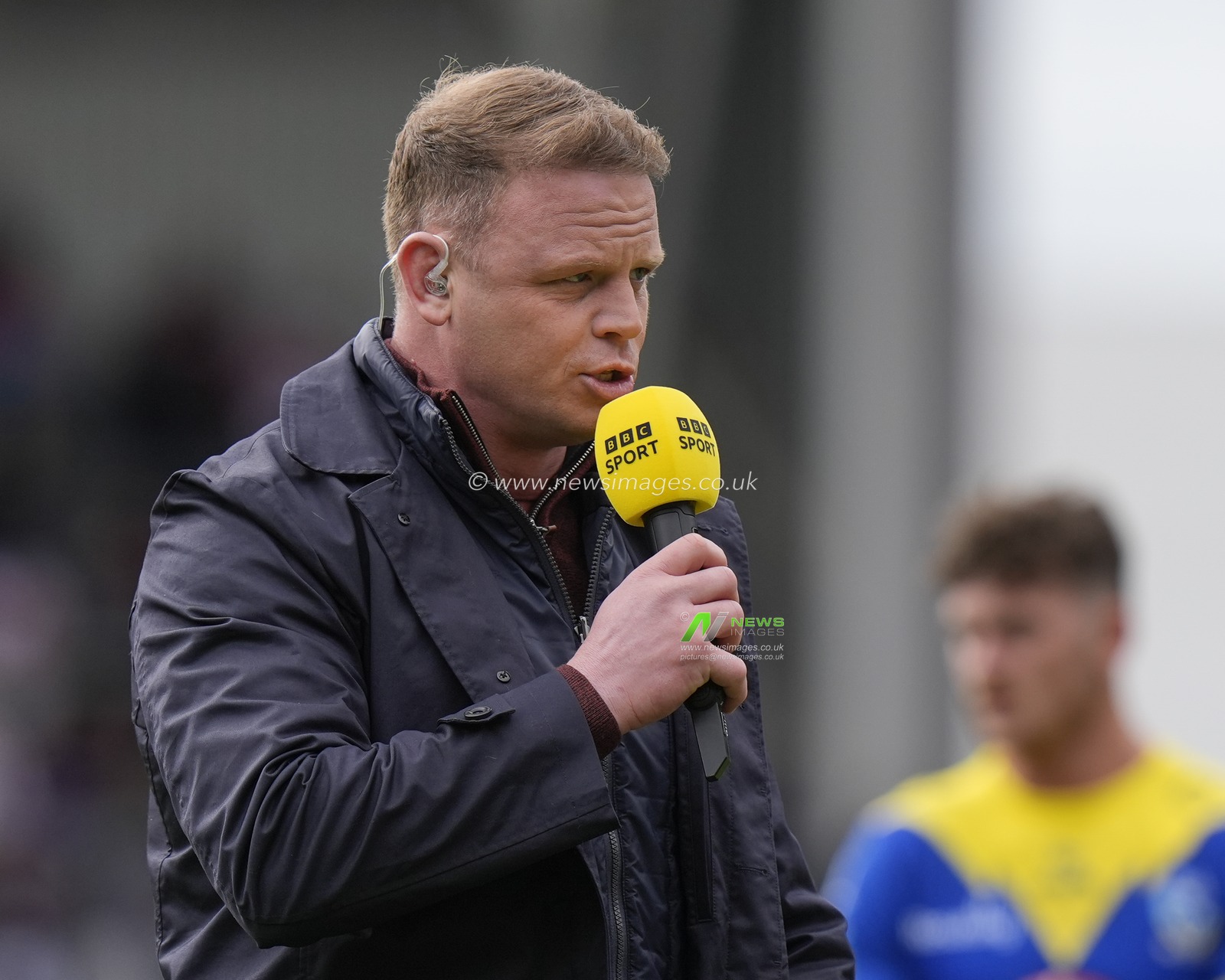 BBC TV Pundit Kevin Brown during the warm up Betfred Challenge Cup Quarter Final match St Helens vs Warrington Wolves at Totally Wicked Stadium, St Helens, United Kingdom, 14th April 2024

(Photo by Steve Flynn/News Images)