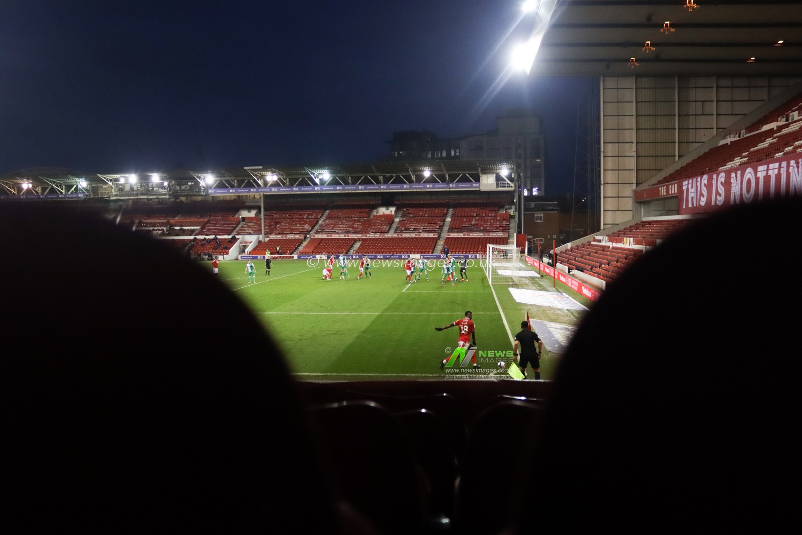 Cafu #18 of Nottingham Forest takes a corner during the game