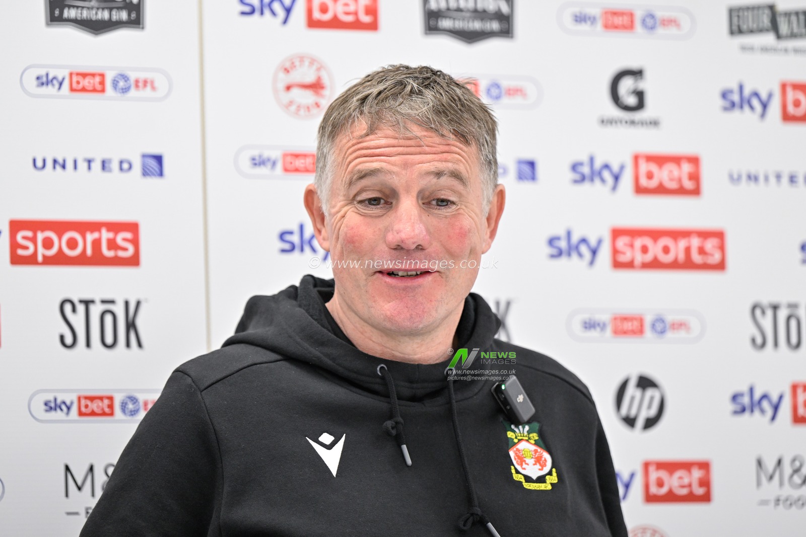 Phil Parkinson manager of Wrexham speaks at the post match press conference, during the Sky Bet League 2 match Wrexham vs Stockport County at SToK Cae Ras, Wrexham, United Kingdom, 27th April 2024

(Photo by Cody Froggatt/News Images)