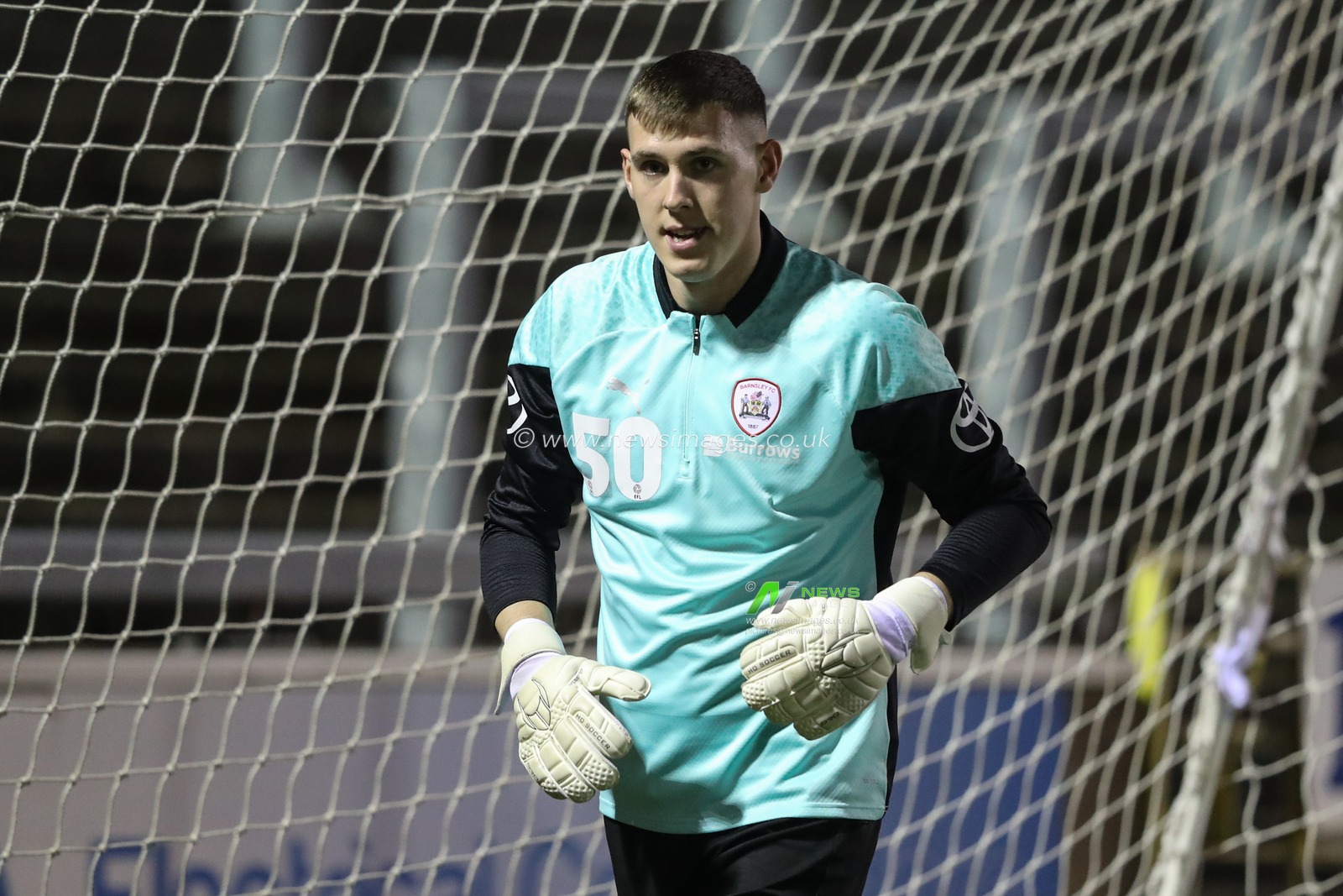 Kieren Flavell of Barnsley in the pregame warmup session during the Sky Bet League 1 match Carlisle United vs Barnsley at Brunton Park, Carlisle, United Kingdom, 12th March 2024

(Photo by Alfie Cosgrove/News Images)