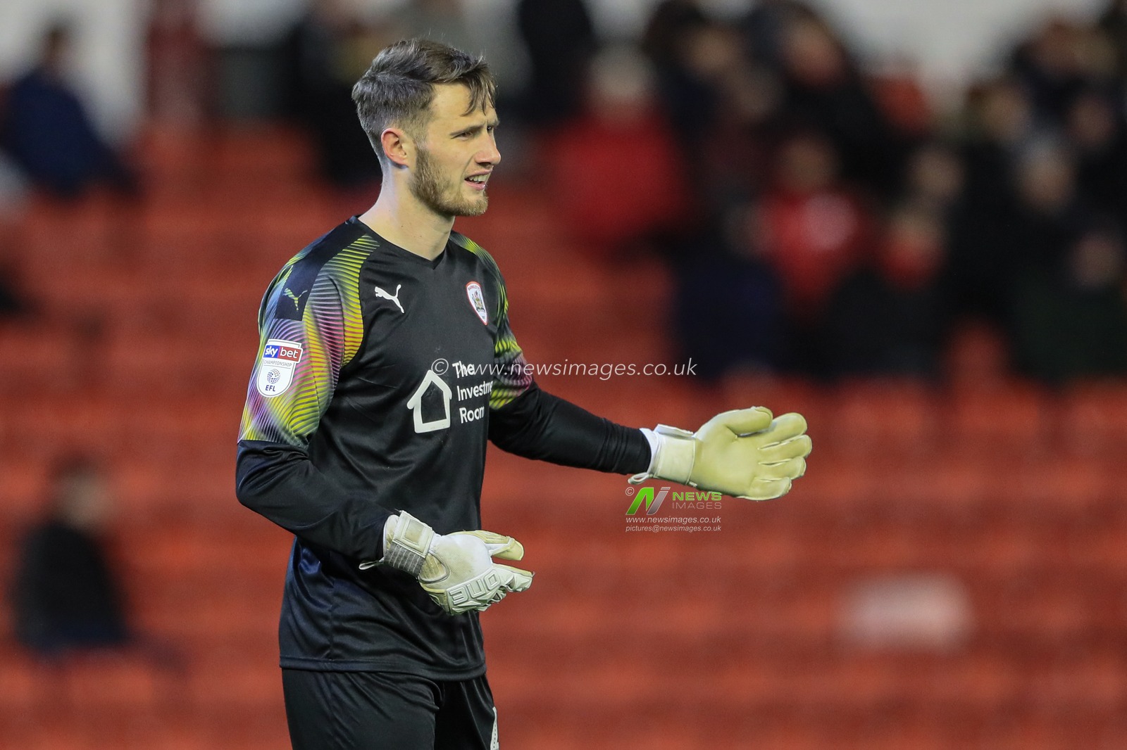 11th February 2020, Oakwell, Barnsley, England; Sky Bet Championship, Barnsley v Birmingham City :Brad Collins (40) of Barnsley during the game