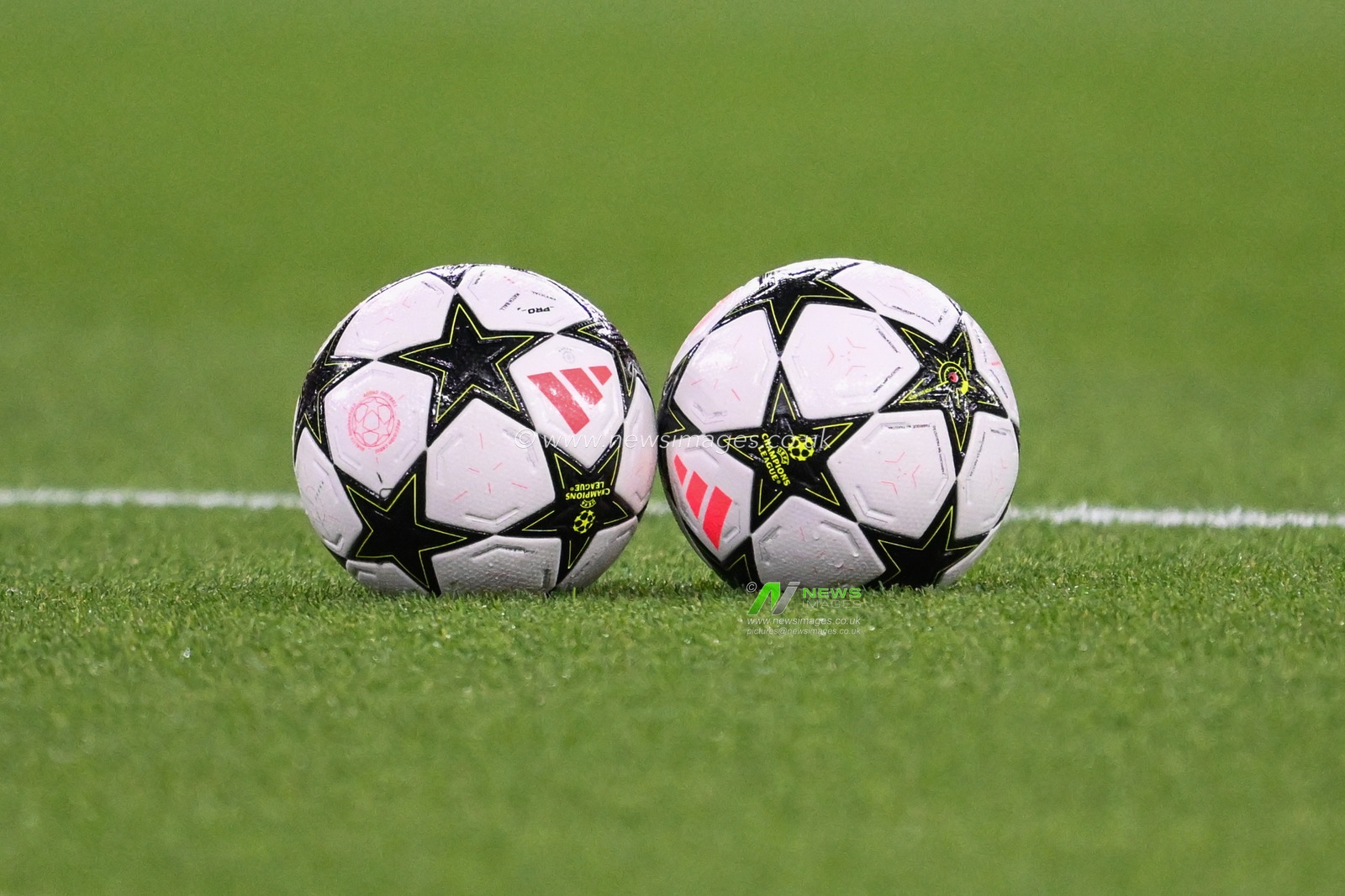 A general view of the  Champions League balls prior to the UEFA Champions League  - League Stage match Liverpool vs Bologna at Anfield, Liverpool, United Kingdom, 2nd October 2024

(Photo by Craig Thomas/News Images)