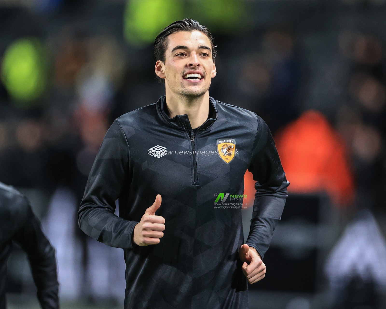 Jacob Greaves #4 of Hull City during the pre-game warmup