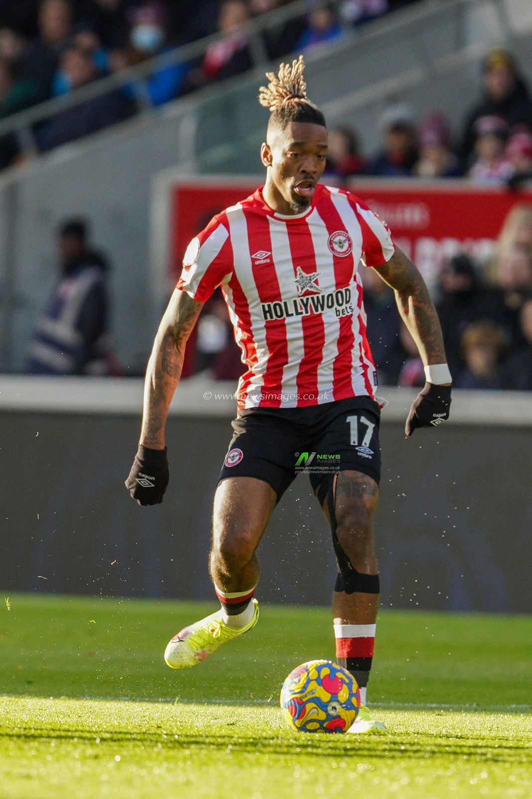 Ivan Toney #17 of Brentford