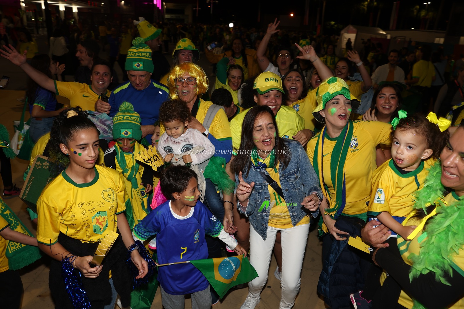 Brazil fans prior to the FIFA Women's World Cup 2023 France Women vs Brazil Women Group F match at Suncorp Stadium, Brisbane, Australia, 29th July 2023

(Photo by Patrick Hoelscher/News Images)