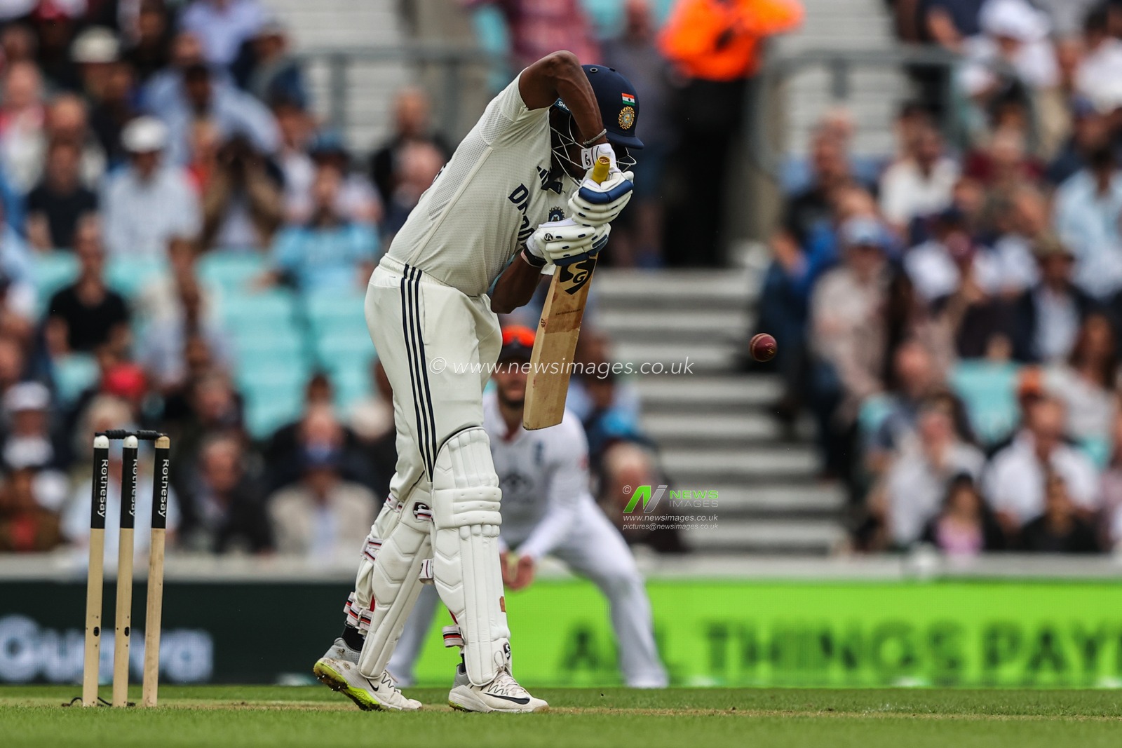 Sai Sudharsan of India plays a shot during the Rothesay 5th Rothesay Test Day 1 Match England v India at The Kia Oval, London, United Kingdom, 31st July 2025

(Photo by Alfie Cosgrove/News Images)