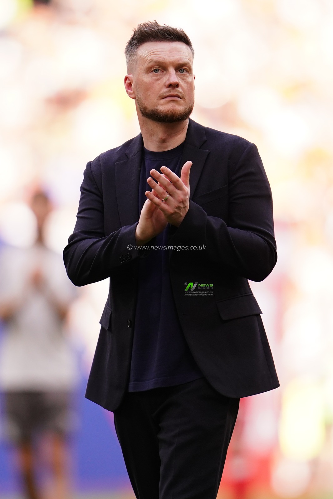 Kim Hellberg manager of Middlesbrough during the Sky Bet Championship Playoffs Final match Hull City vs Middlesbrough at Wembley Stadium, London, United Kingdom on 23 May 2026

(Photo by Harvey Murphy/News Images)