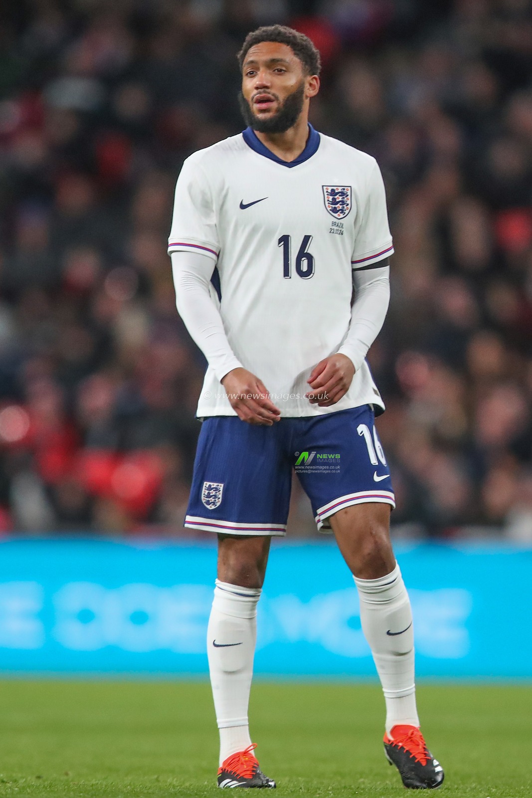 Joe Gomez of England during the International Friendly match England vs Brazil at Wembley Stadium, London, United Kingdom, 23rd March 2024

(Photo by Gareth Evans/News Images)
