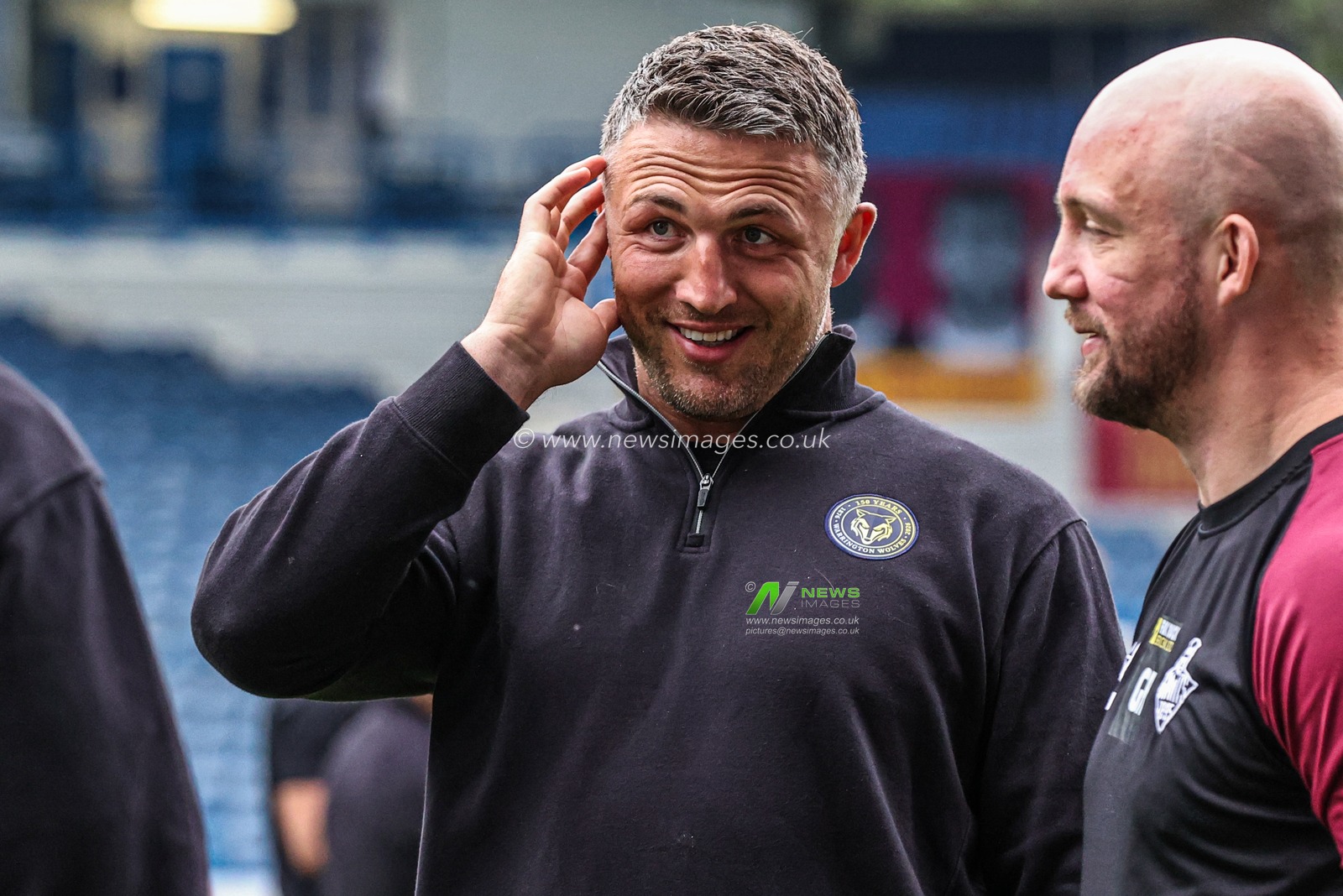 Sam Burgess manager of Warrington Wolves arrives during the Betfred Super League round 10 match Huddersfield Giants vs Warrington Wolves at Accu Stadium, Huddersfield, United Kingdom on 02 May 2026

(Photo by Alfie Cosgrove/News Images)