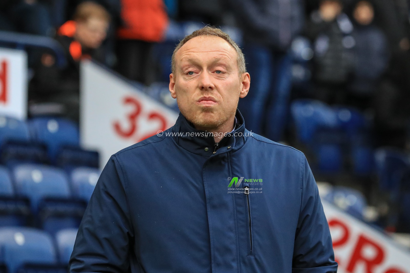 1st February 2020, Deepdale, Preston, England; Sky Bet Championship, Preston North End v Swansea City : Steve Cooper manager of Swansea City during the game