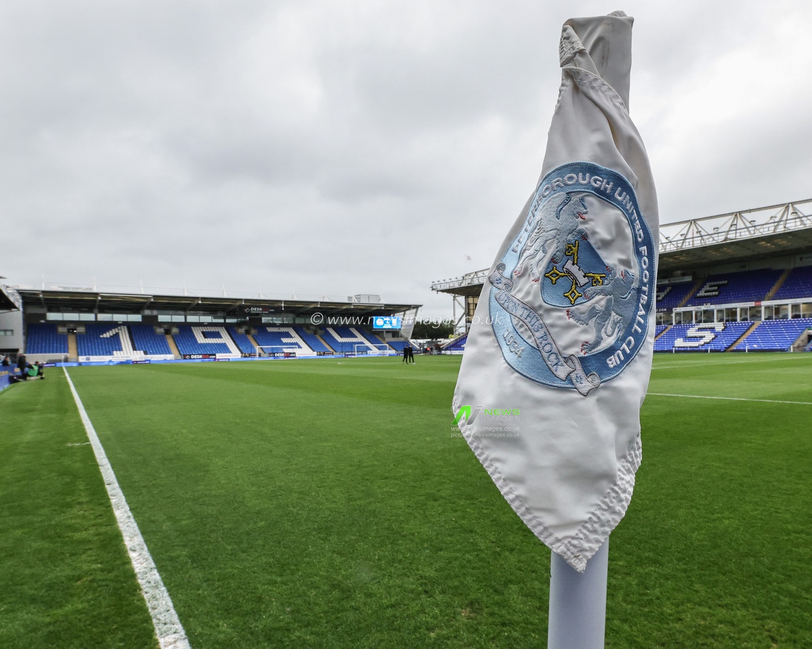 A general view of the Weston Homes Stadium ahead of the Sky Bet League 1 Play-Offs match Peterborough vs Sheffield Wednesday at Weston Homes Stadium, Peterborough, United Kingdom, 12th May 2023

(Photo by Mark Cosgrove/News Images)