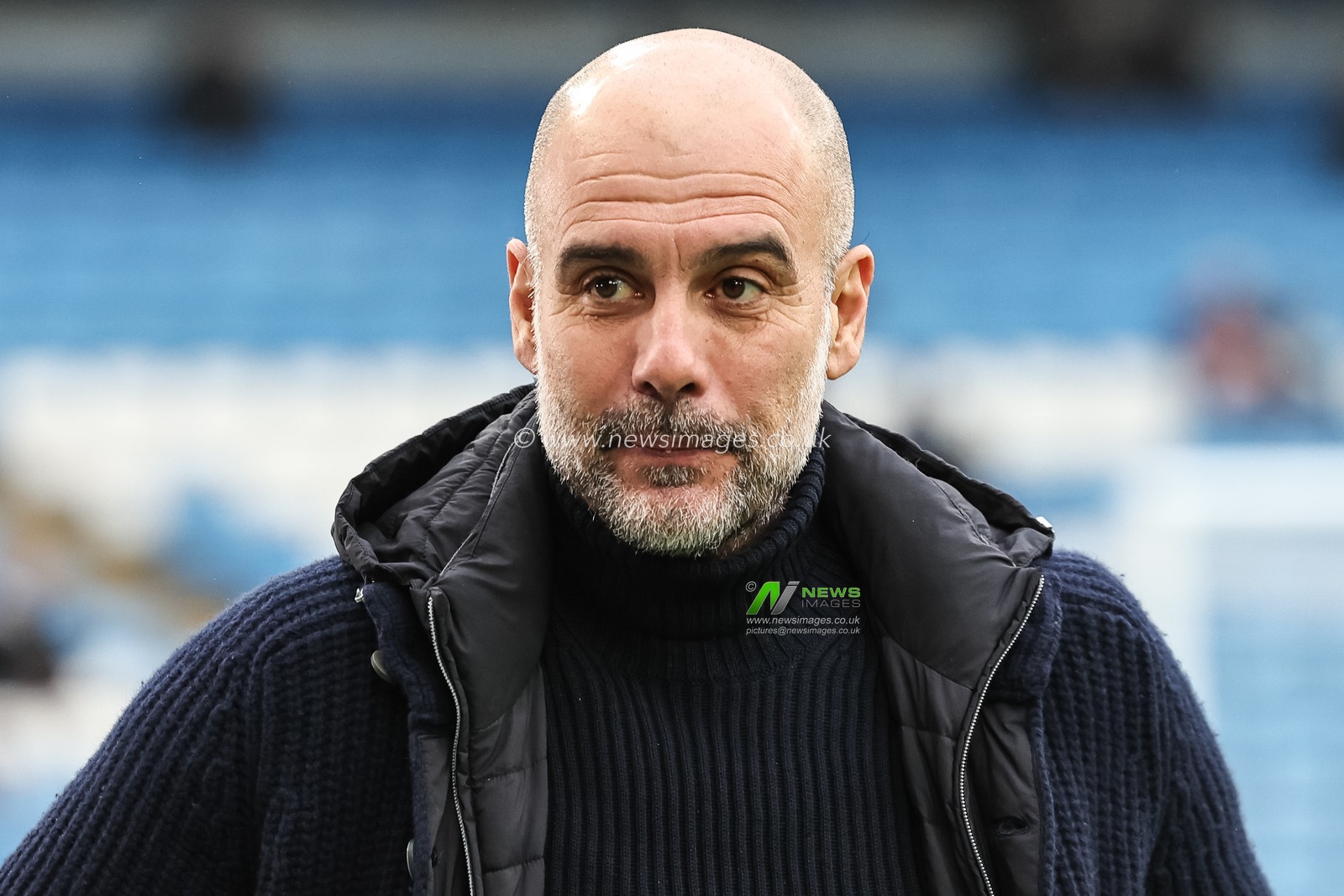 Pep Guardiola manager of Manchester City during the Premier League match Manchester City vs Everton at Etihad Stadium, Manchester, United Kingdom, 26th December 2024

(Photo by Mark Cosgrove/News Images)