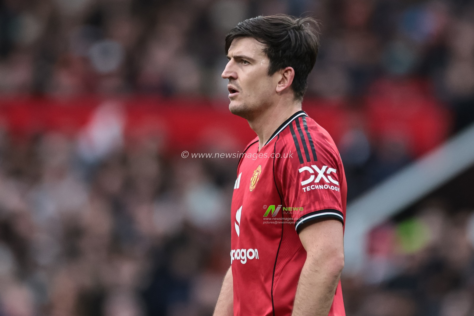 Harry Maguire of Manchester United during the Premier League match Manchester United vs Manchester City at Old Trafford, Manchester, United Kingdom, 17th January 2026

(Photo by Mark Cosgrove/News Images)