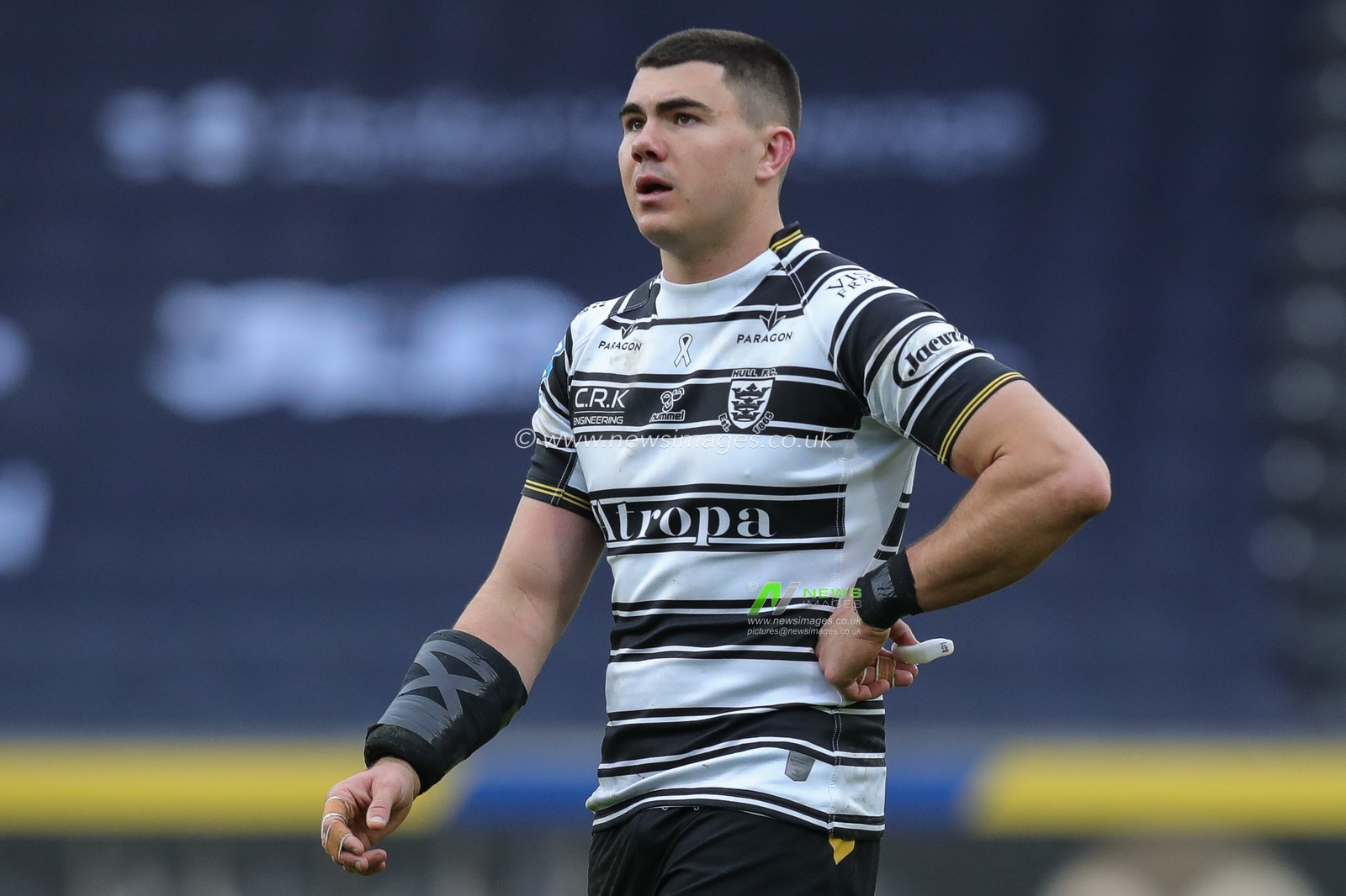 Jake Clifford #7 of Hull FC during the Betfred Super League Round 4 match Hull FC vs Salford Red Devils at MKM Stadium, Hull, United Kingdom, 11th March 2023

(Photo by James Heaton/News Images)