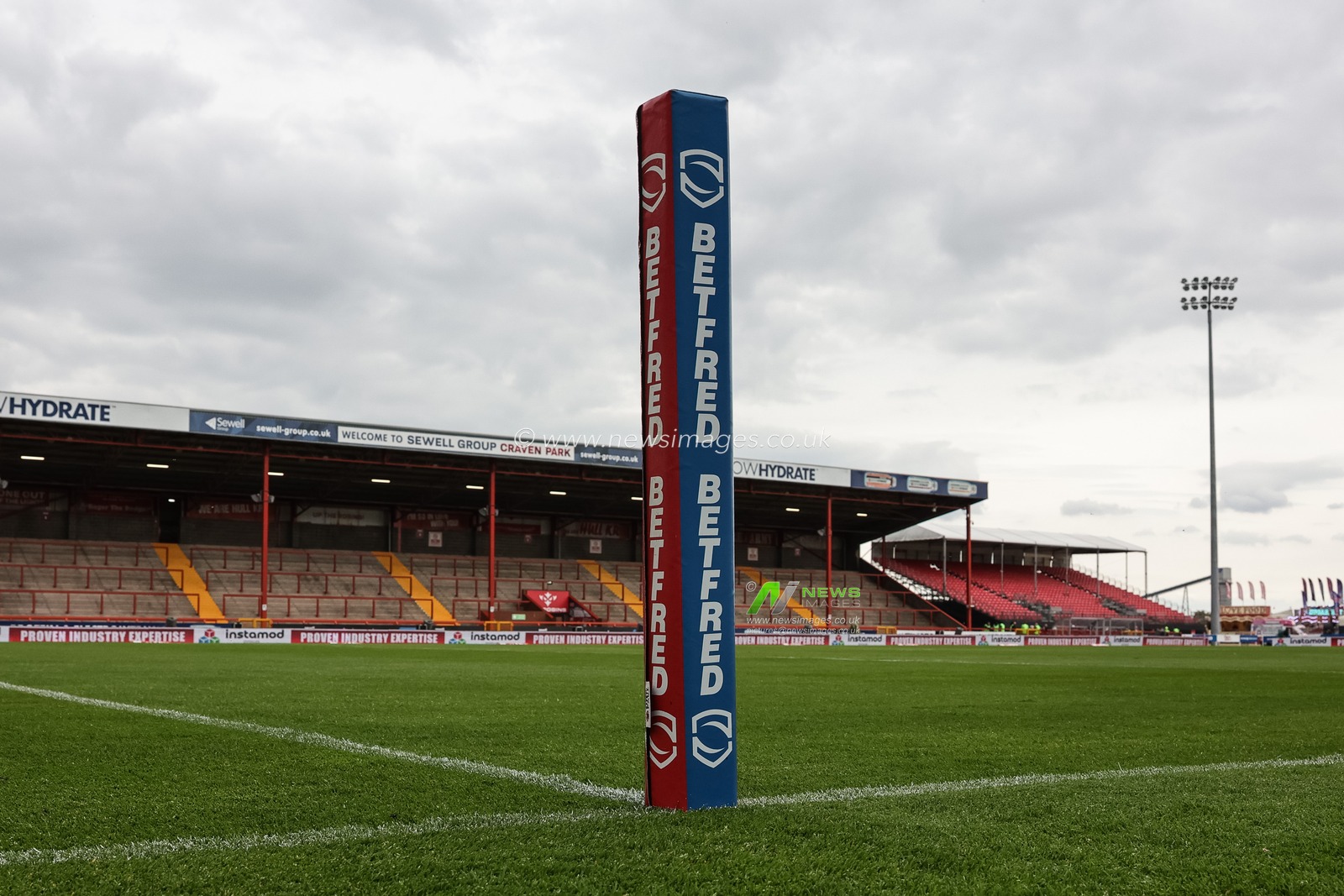 A general view of The Sewell Group Craven Park during the Betfred Super League round 12 match Hull KR vs Wigan Warriors at Sewell Group Craven Park, Hull, United Kingdom on 21 May 2026

(Photo by Mark Cosgrove/News Images)