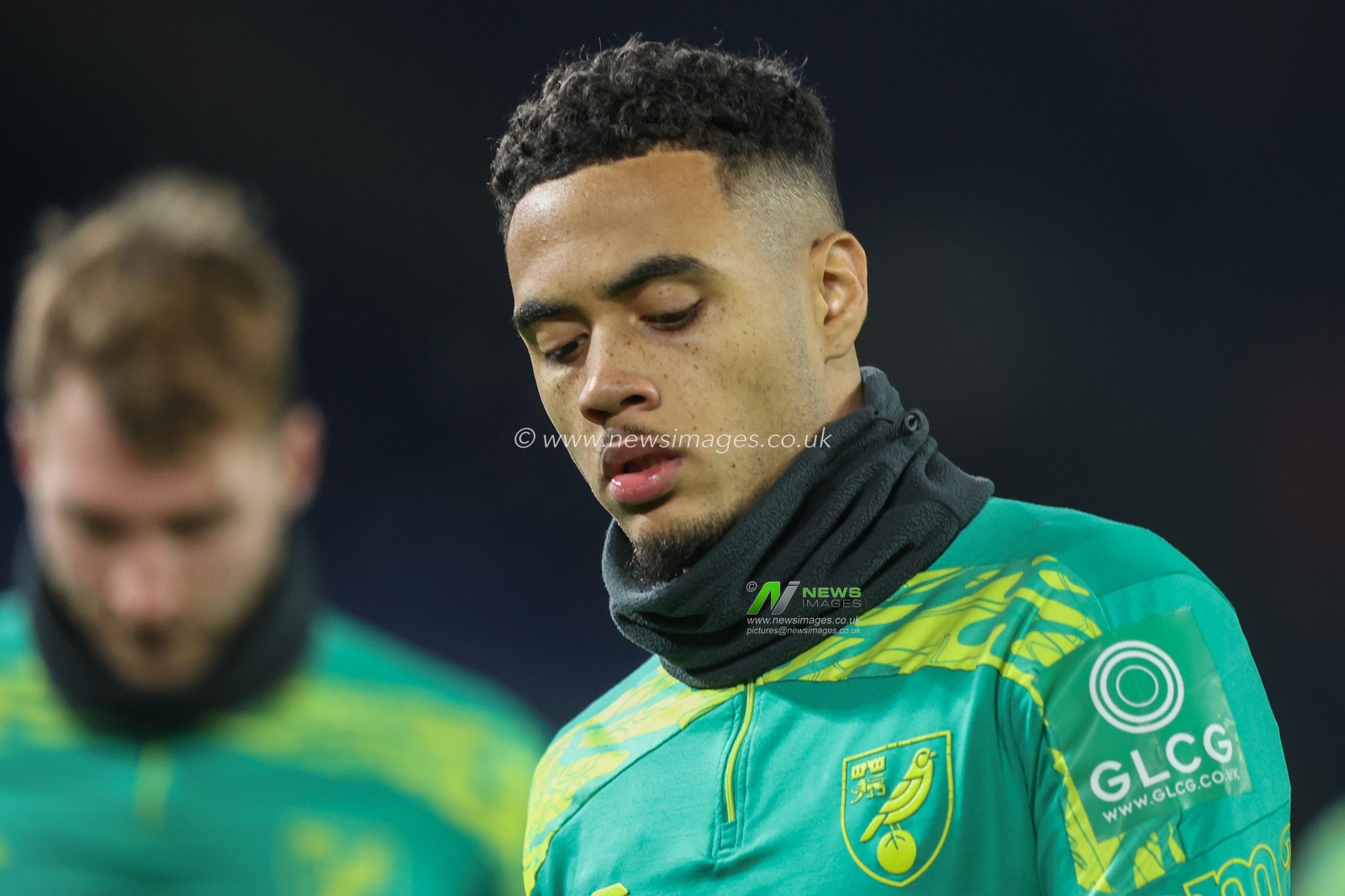 Lewis Dobbin of Norwich City in the pregame warmup session during the Sky Bet Championship match Leeds United vs Norwich City at Elland Road, Leeds, United Kingdom, 22nd January 2025

(Photo by Alfie Cosgrove/News Images)
