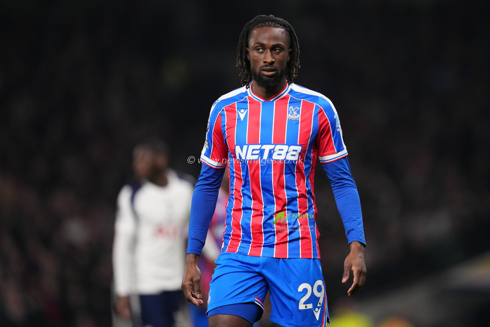 Evann Guessand of Crystal Palace during the Premier League match Tottenham Hotspur vs Crystal Palace at Tottenham Hotspur Stadium, London, United Kingdom on 05 March 2026

(Photo by Harvey Murphy/News Images)