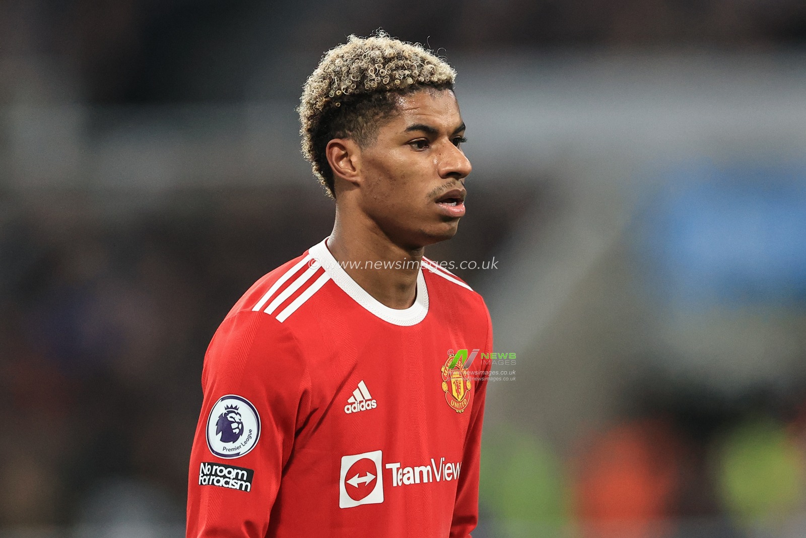Marcus Rashford #10 of Manchester United during the game