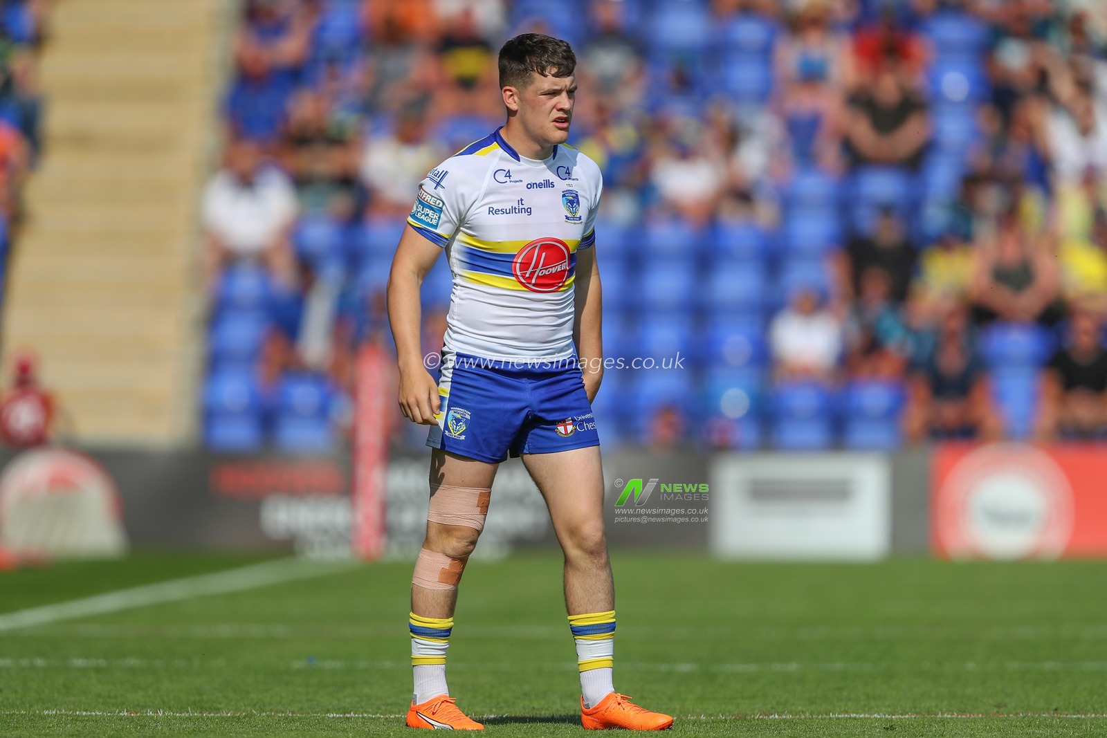 Josh Thewlis #2 of Warrington Wolves during the Betfred Super League Round 15 match Warrington Wolves vs Huddersfield Giants at Halliwell Jones Stadium, Warrington, United Kingdom, 10th June 2023

(Photo by Gareth Evans/News Images)