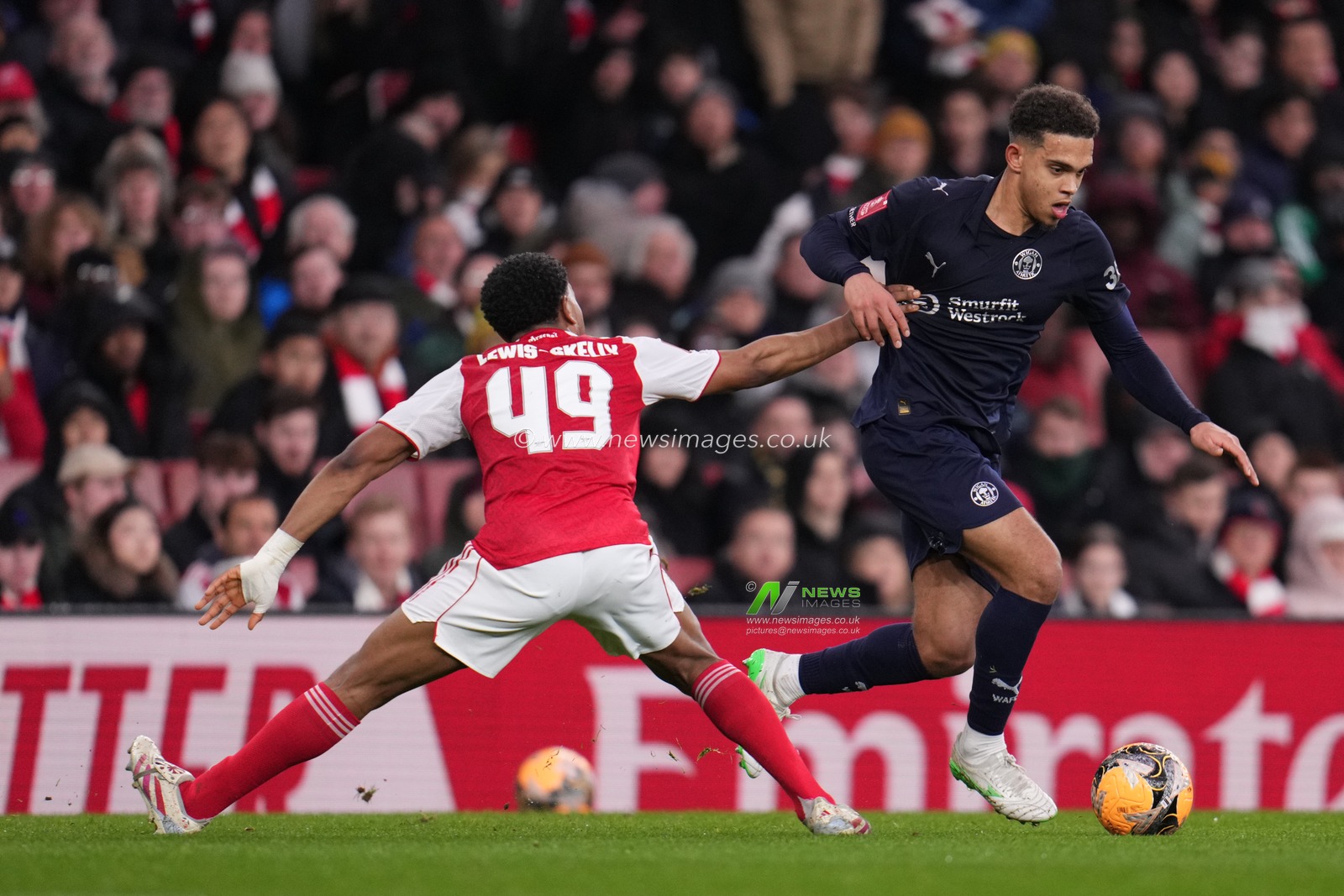 during the Emirates FA Cup 4th round match Arsenal vs Wigan Athletic at Emirates, London, United Kingdom on 15 February 2026

(Photo by Harvey Murphy/News Images)