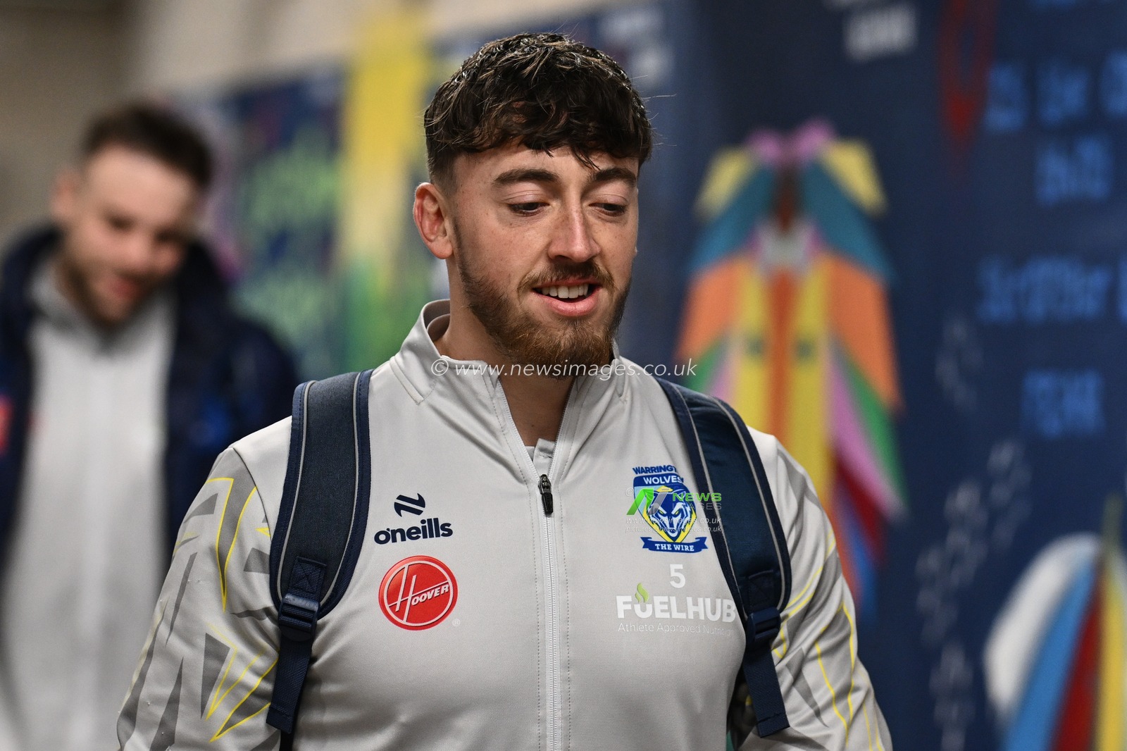 Matty Ashton of Warrington Wolves arrives during the Betfred Super League Round 3 match Warrington Wolves vs Castleford Tigers at Halliwell Jones Stadium, Warrington, United Kingdom, 1st March 2024

(Photo by Craig Thomas/News Images)