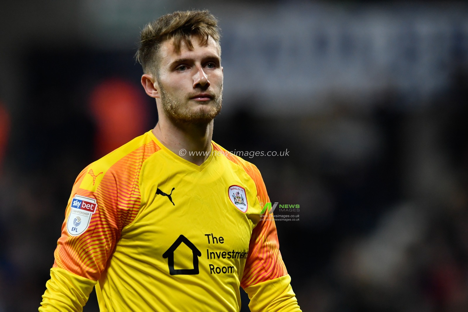 22nd October 2019, The Hawthorns, West Bromwich, England; Sky Bet Championship, West Bromwich Albion v Barnsley : Brad Collins (40) of Barnsley in action

Credit: Simon Whitehead/News Images