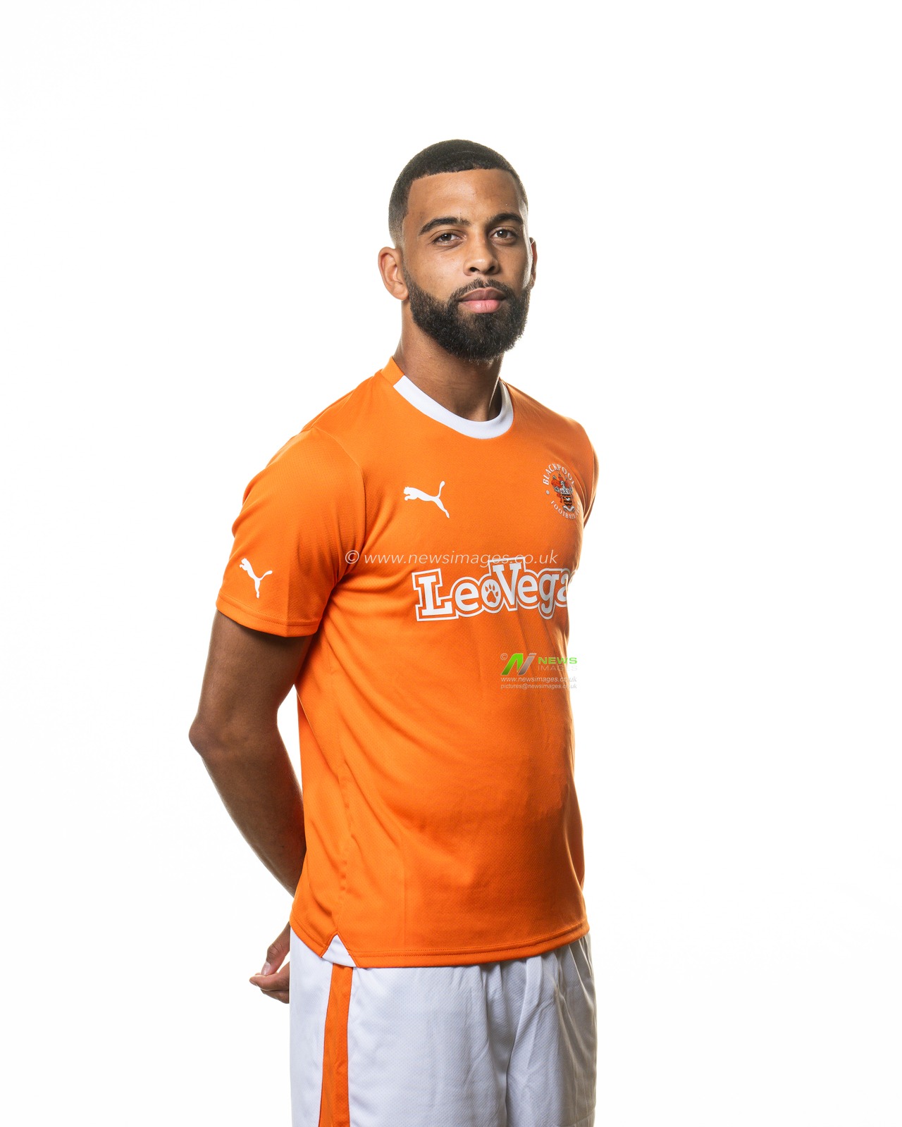Blackpool Squad Headshots at Bloomfield Road, Blackpool, United Kingdom, 27th July 2023

(Photo by Craig Thomas/News Images)